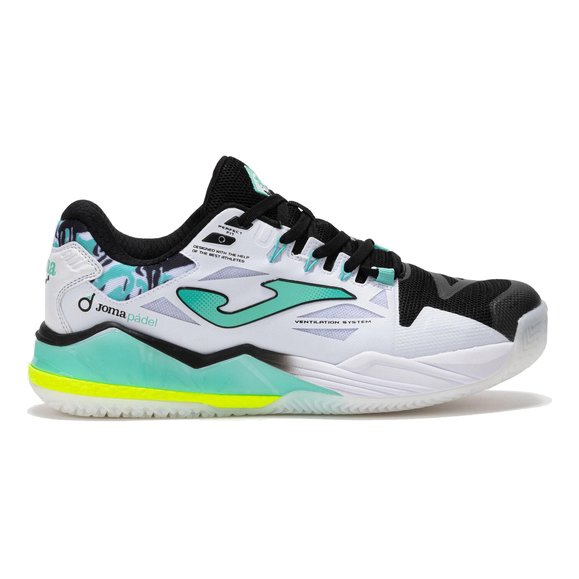 Joma Spin Scarpa da padel Uomini - bianco, nero