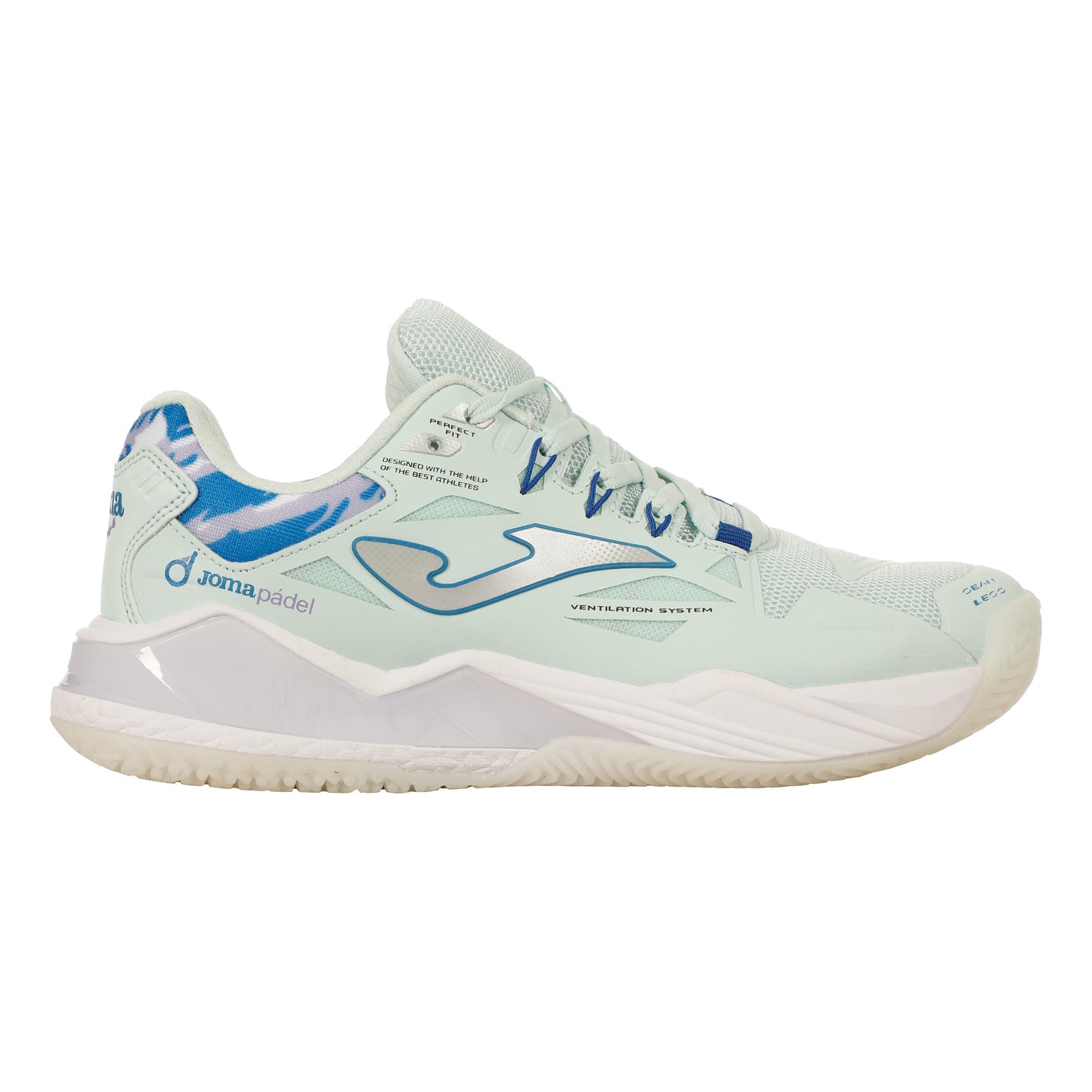 Joma Spin Scarpa da padel Donna - blu chiaro, lilla