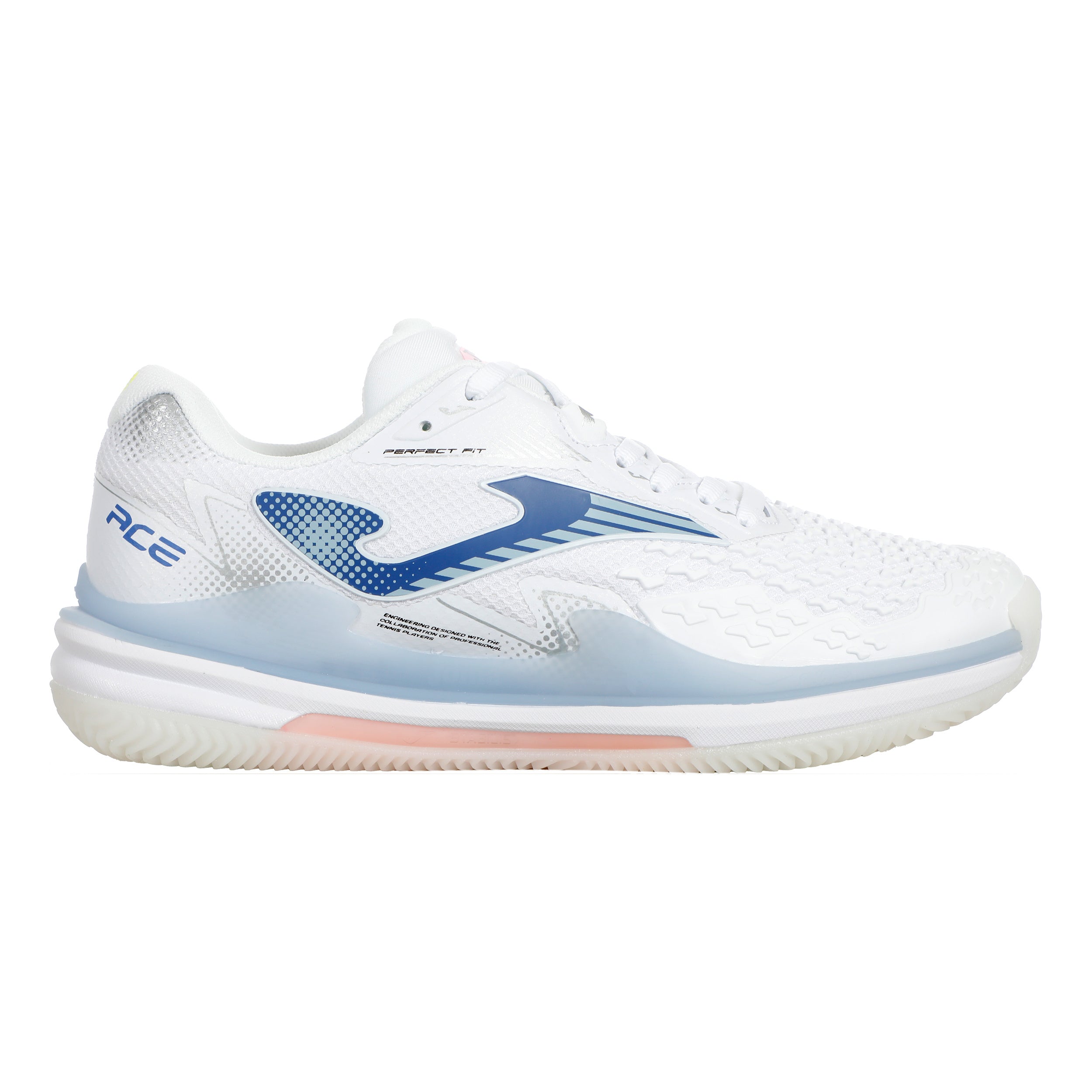 Joma Ace Scarpa Per Terra Rossa Donna-Bianco