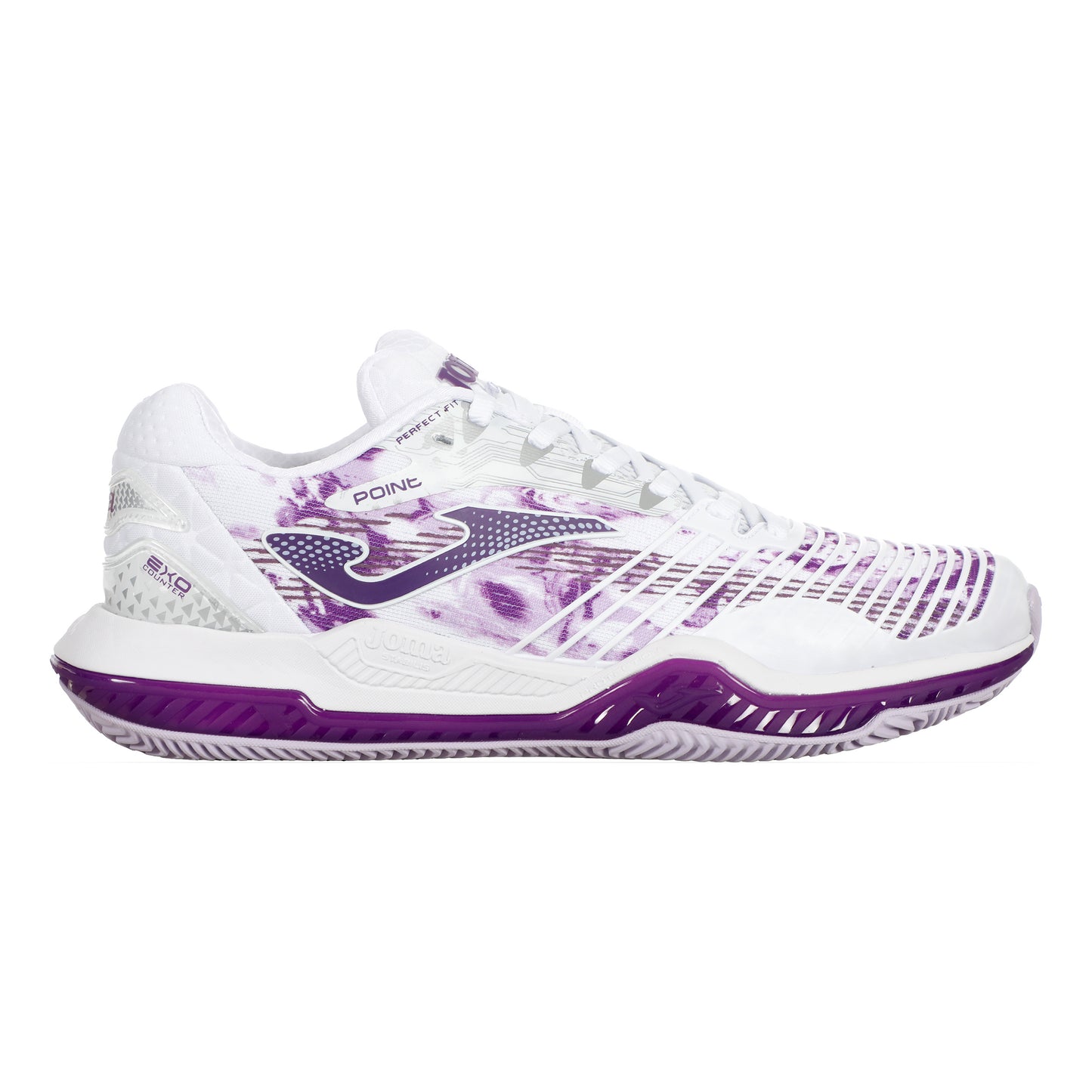 Joma Point Scarpa Per Terra Rossa Donna-Bianco,Lilla
