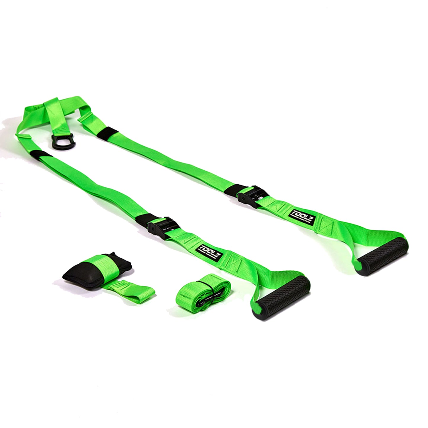 TOOLZ Sling Trainer Attrezzo Da Allenamento-Verde,Nero