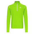 Zac Tech Half Zip Manica Lunga Uomini-Verde Neon,Bianco