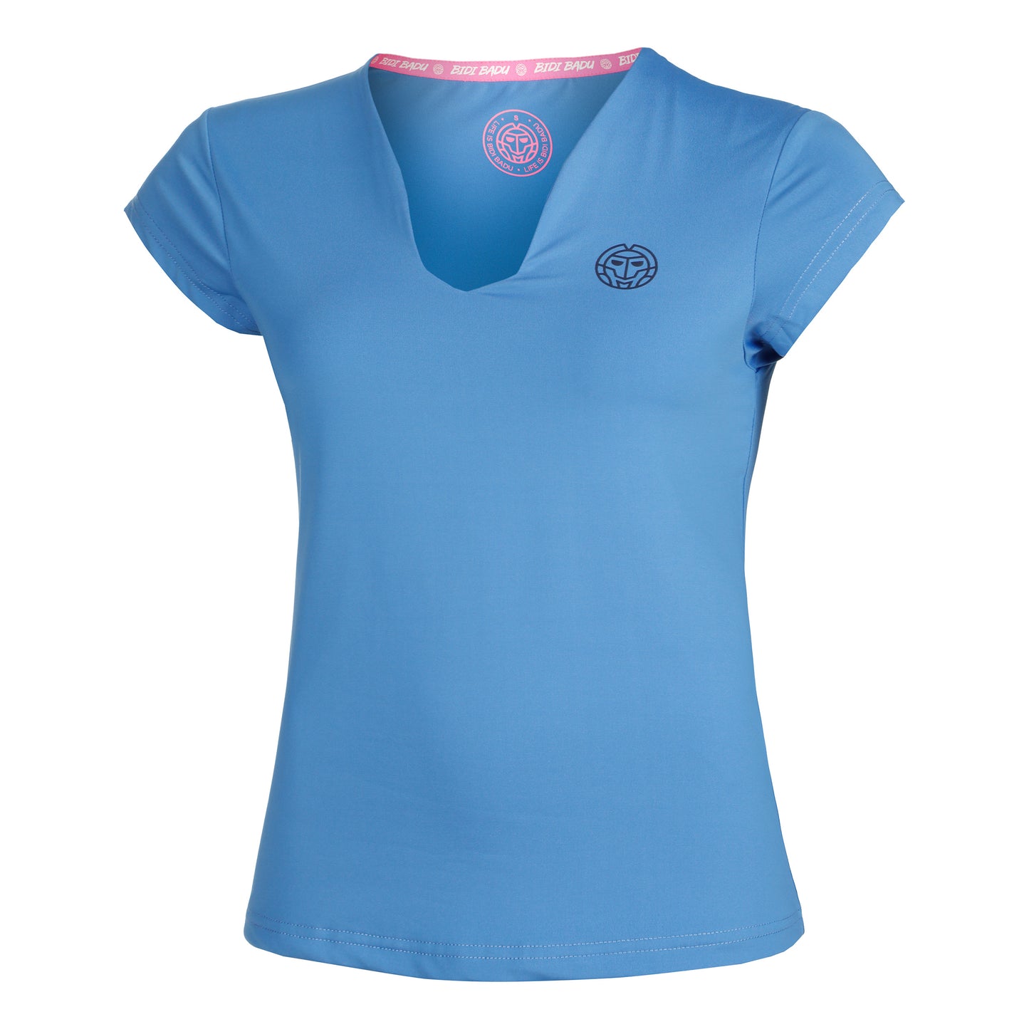 BIDI BADU Colortwist V-Neck Maglietta Donna-Blu