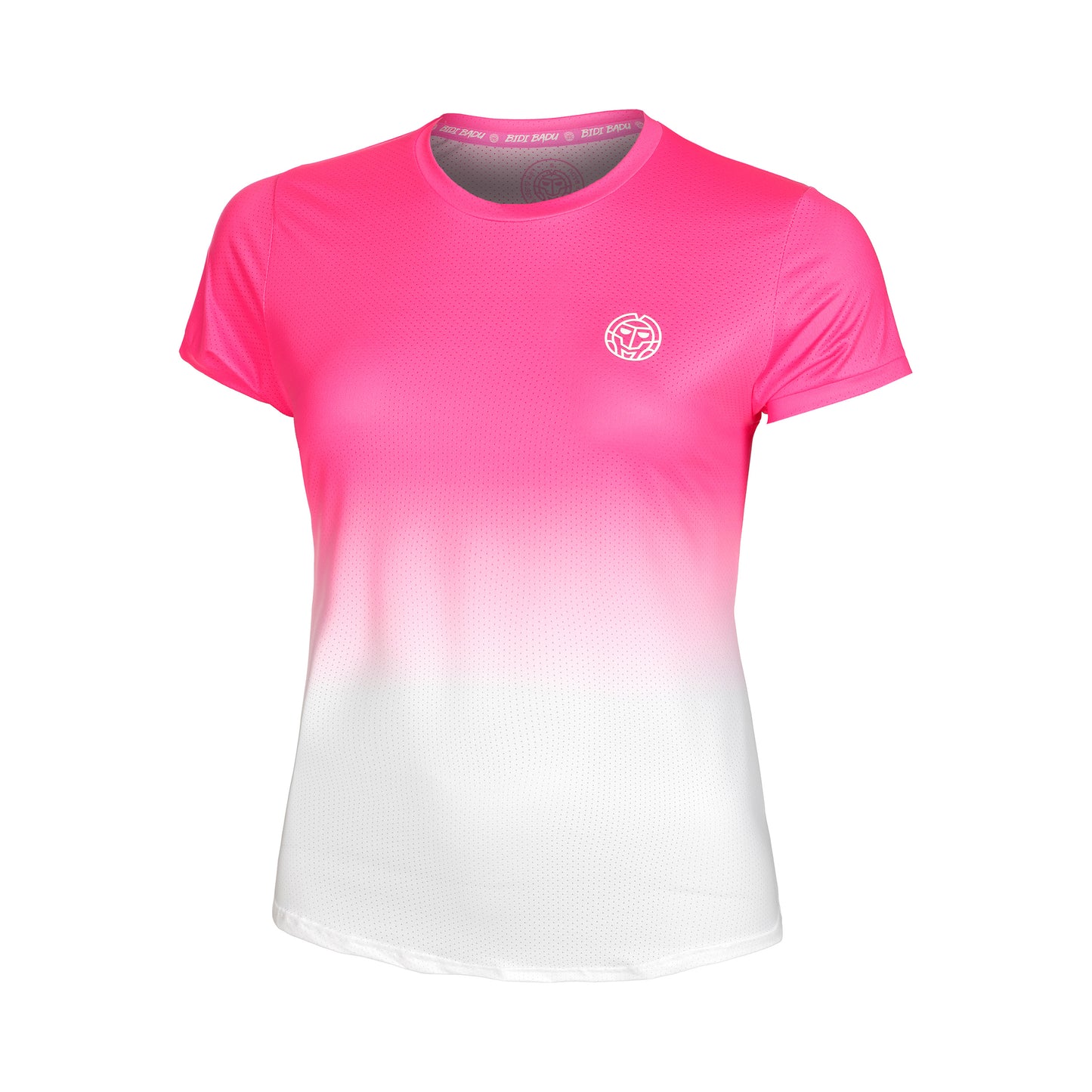BIDI BADU Crew Gradiant Maglietta Ragazze-Rosa,Bianco