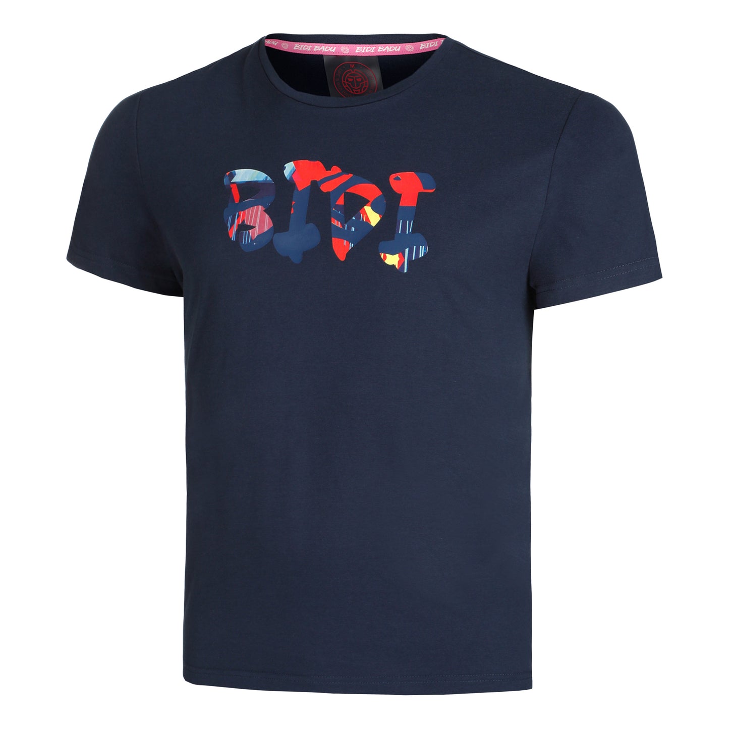 BIDI BADU Wild Arts Chill Maglietta Uomini-Blu Scuro,Multicolore