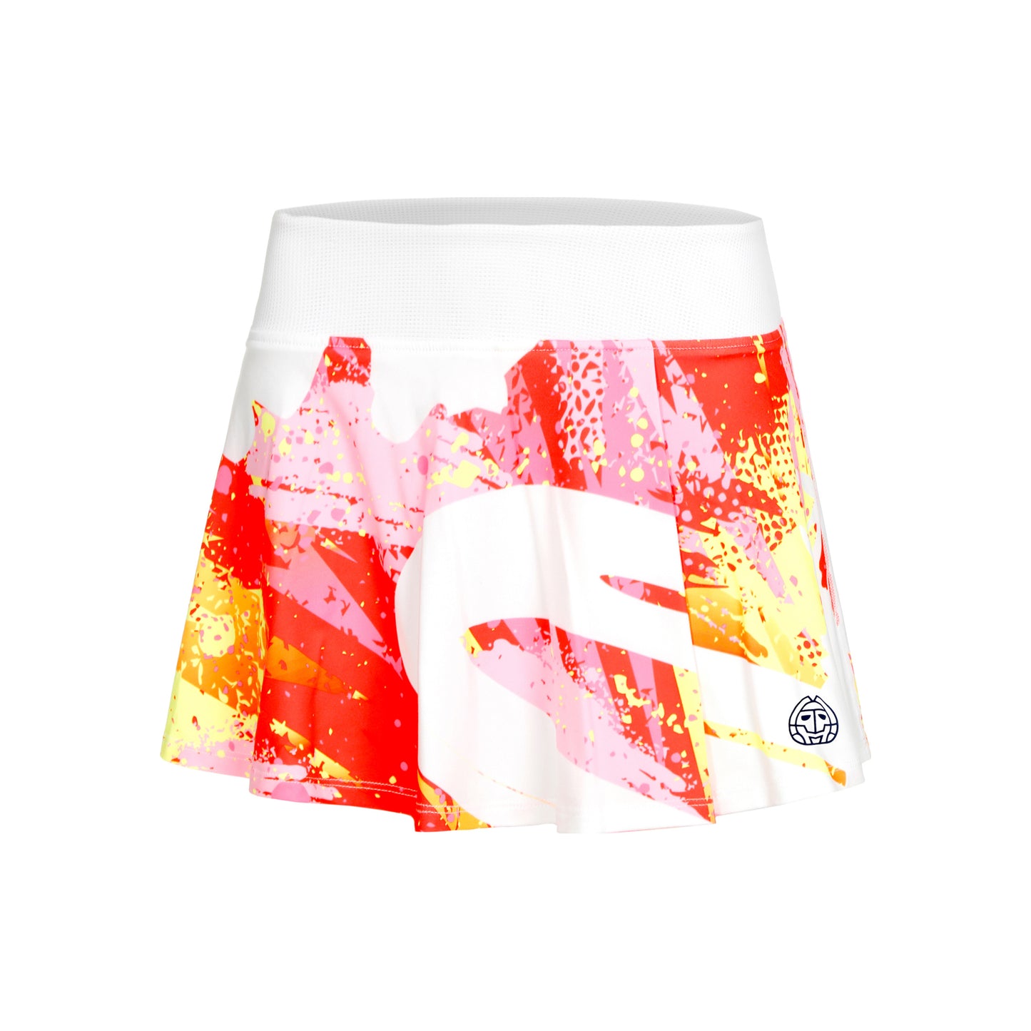BIDI BADU Wild Arts Printed Wavy Junior Gonna Ragazze - bianco, multicolore