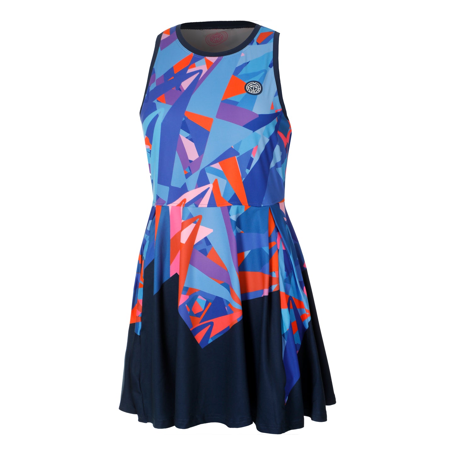 BIDI BADU Spike Abito Donna-Blu Scuro,Multicolore