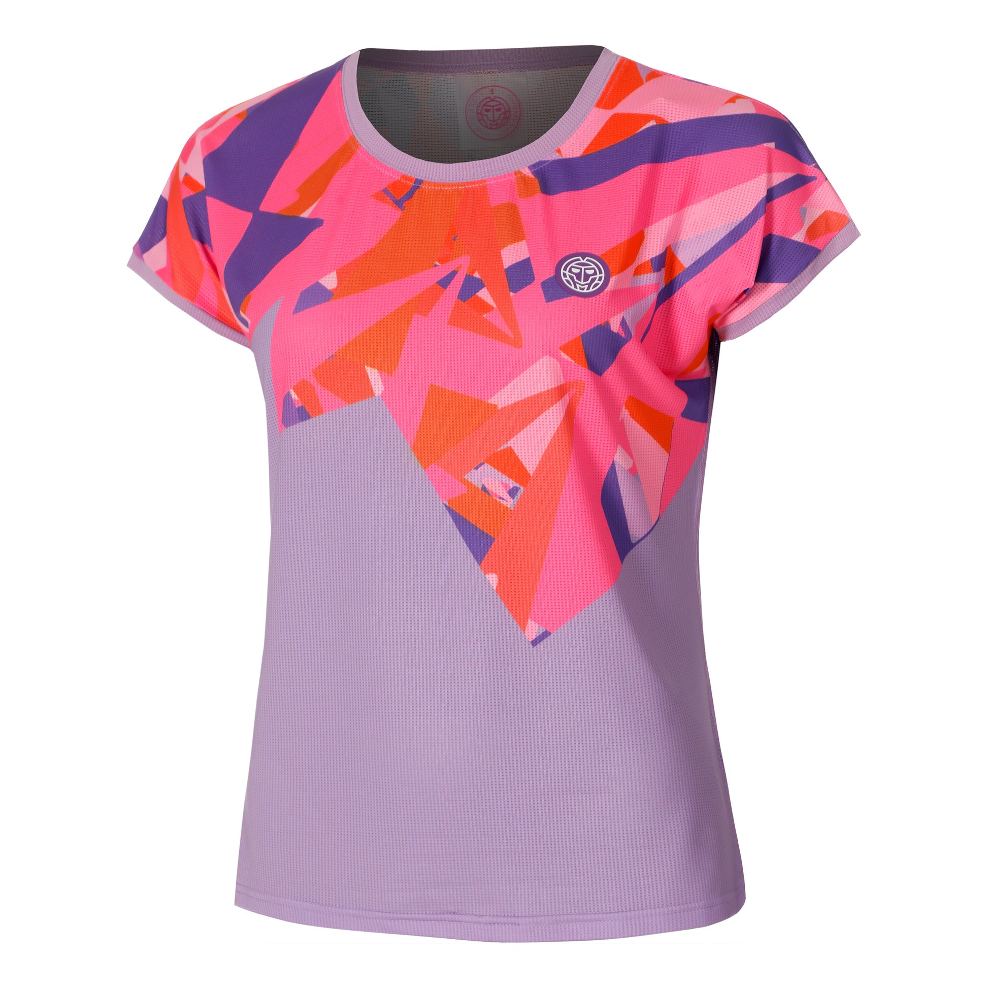 BIDI BADU Spike Maglietta Donna-Blu Scuro,Multicolore