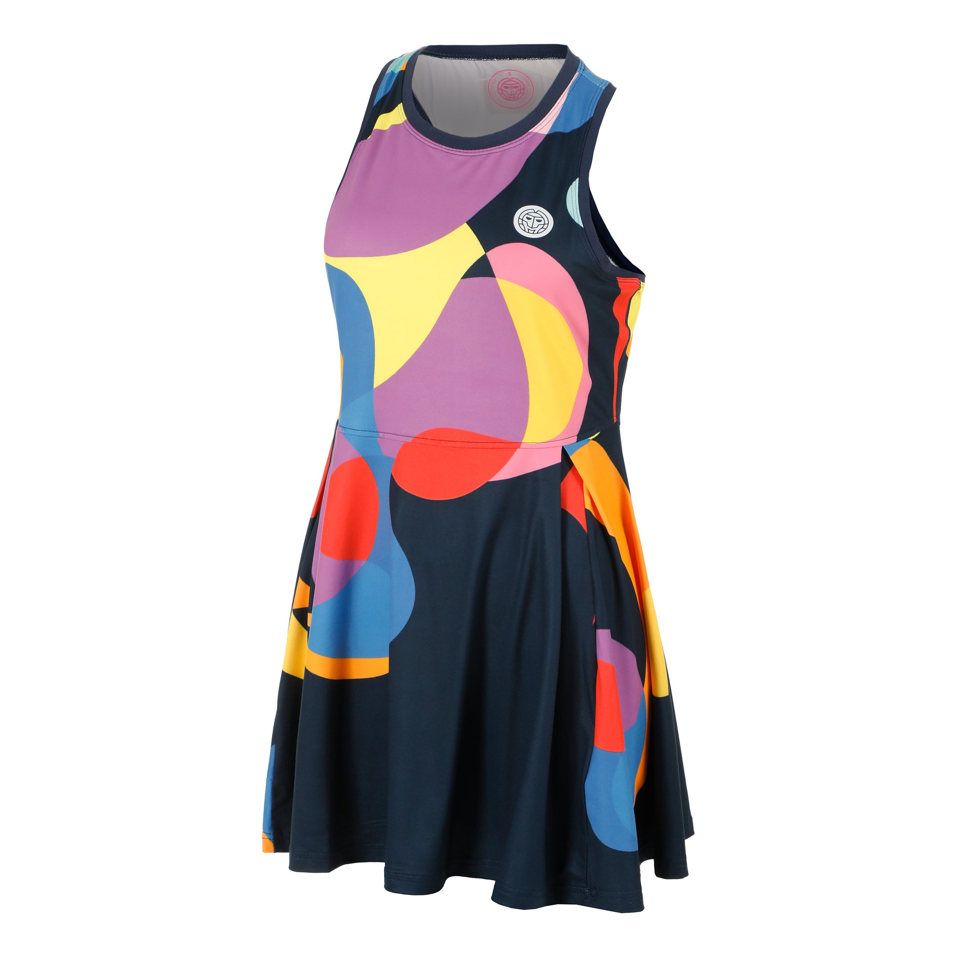 BIDI BADU Twiggy Abito Donna-Blu Scuro,Multicolore
