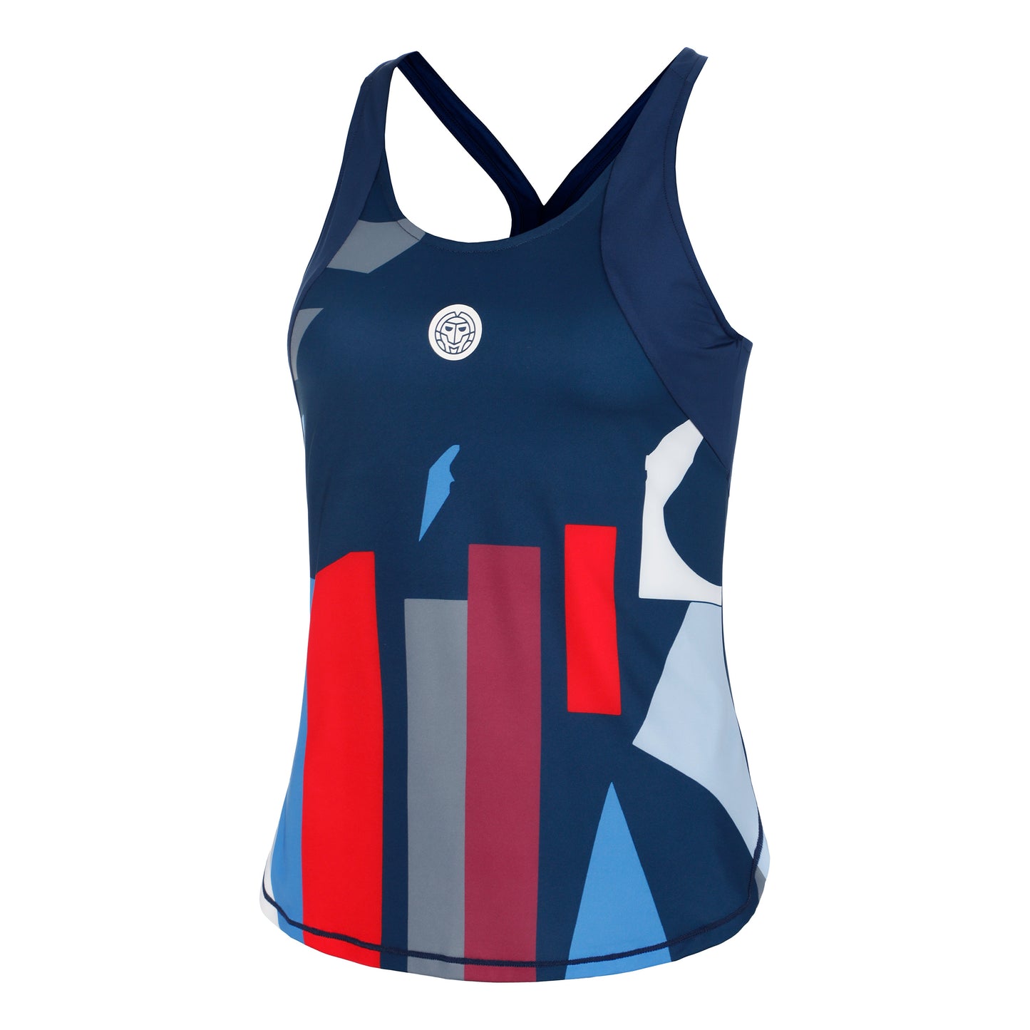 BIDI BADU New York 2024 Canottiera Donna-Blu Scuro,Multicolore