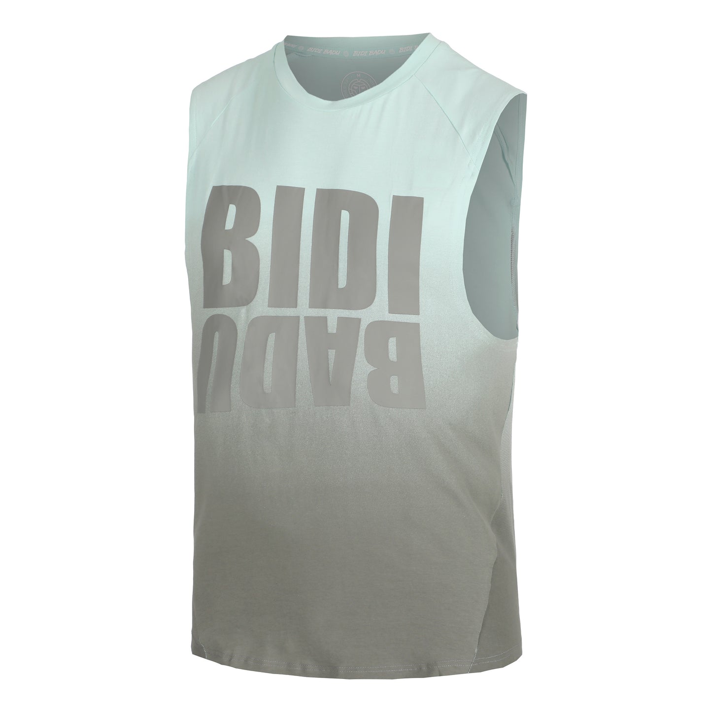 BIDI BADU Bicespsus Move Printed Canottiera Uomini-Mint,Grigio
