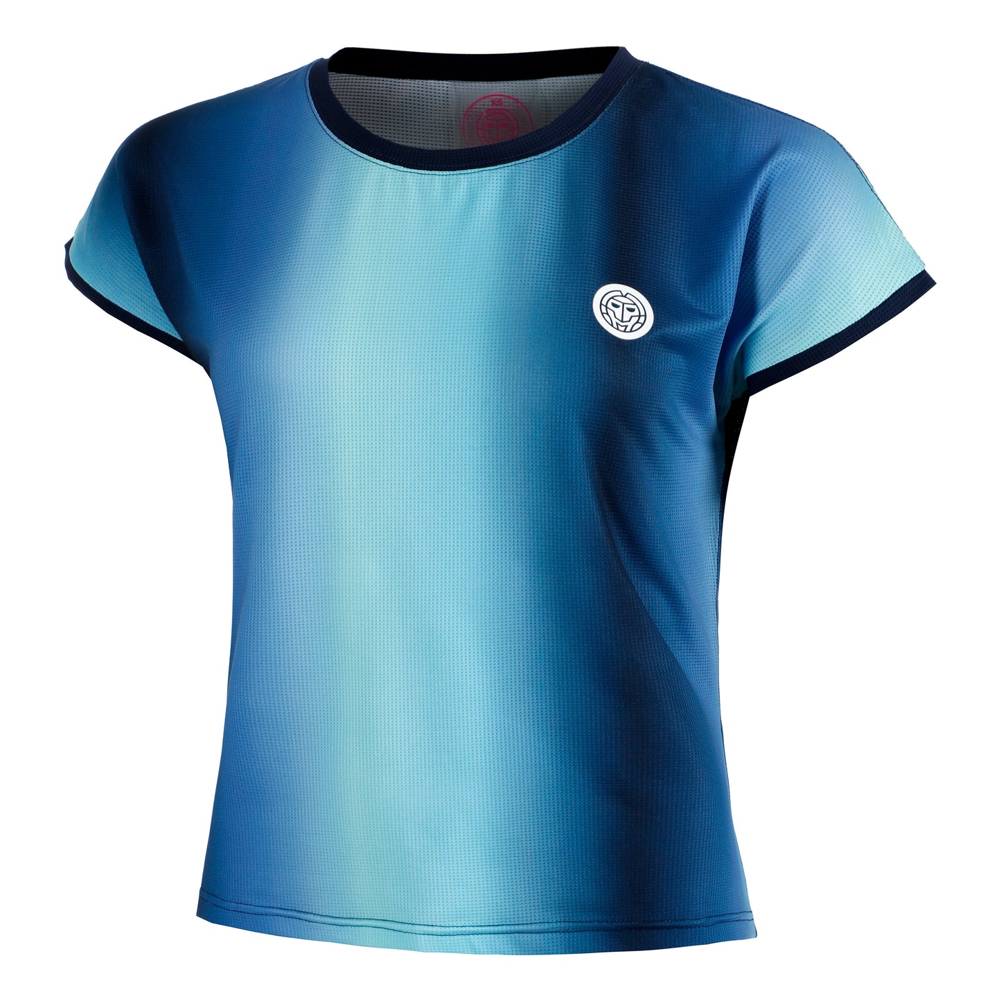 BIDI BADU Spectrum Maglietta Donna-Blu Scuro,Blu Chiaro