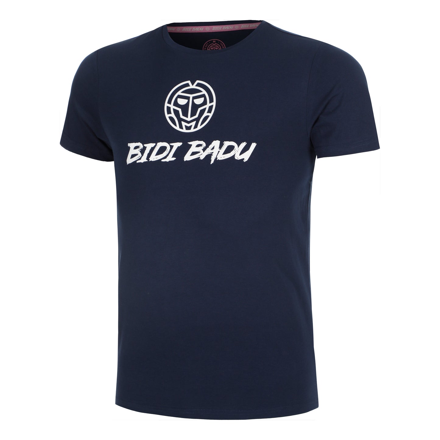 BIDI BADU Crew Logo Maglietta Uomini-Blu Scuro