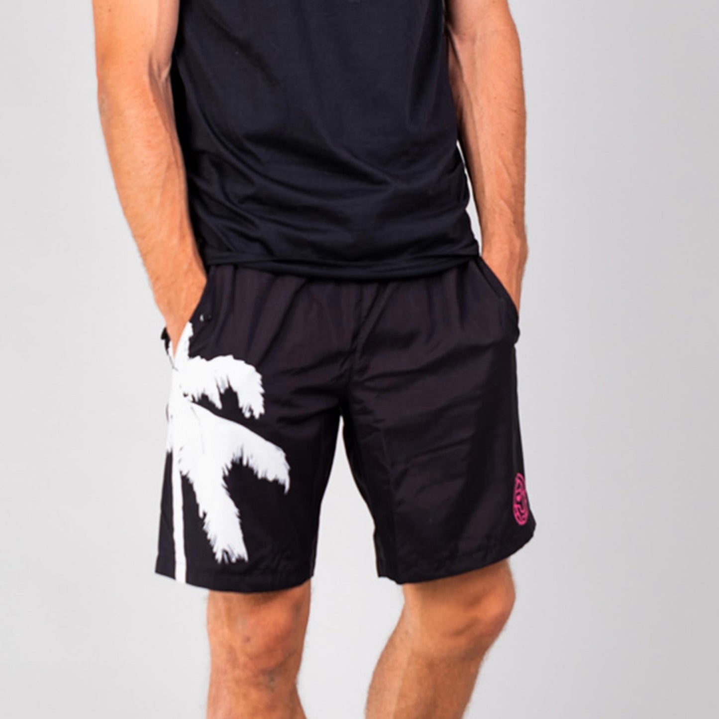 BIDI BADU Kayra Tech Swim Pantaloncini Uomini-Nero