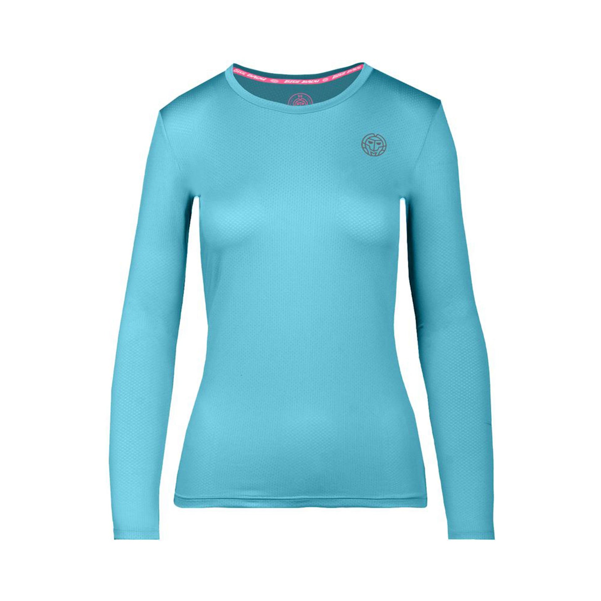 BIDI BADU Mina Tech Roundneck Manica lunga Ragazze - blu chiaro,