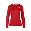 Mina Tech Roundneck Manica lunga Ragazze - rosso scuro,