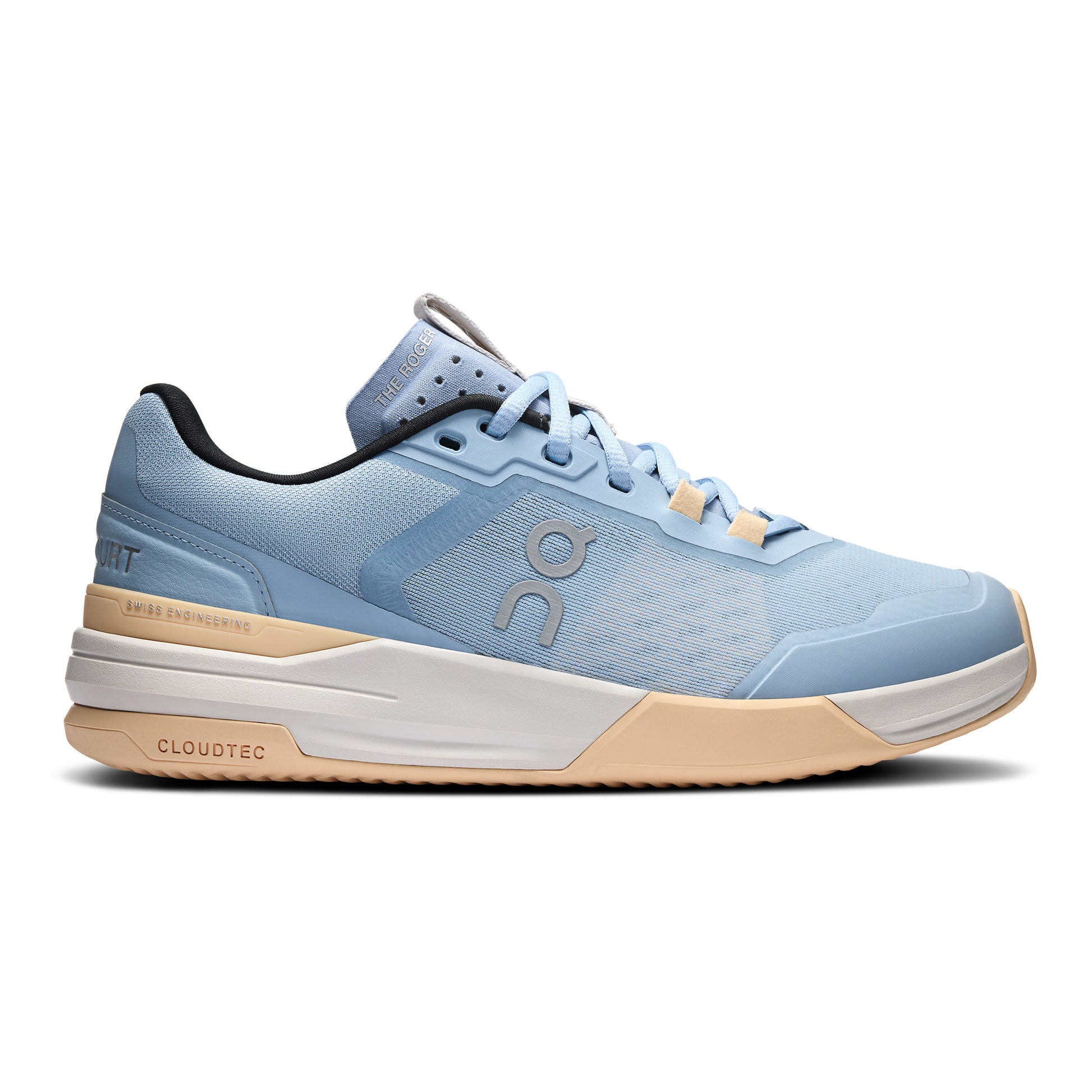 On The Roger Advantage Pro Scarpa Per Terra Rossa Donna-Blu Chiaro,Albicocca