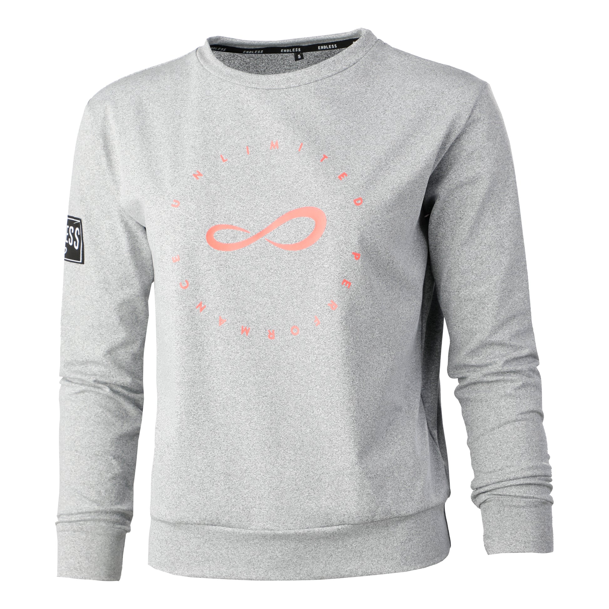 Endless Inner Tech Felpa Donna - grigio,