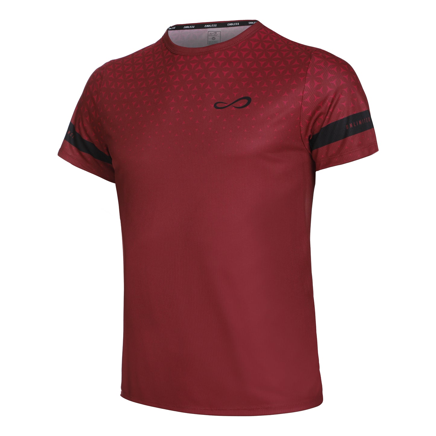 Endless Ace Geo Maglietta Uomini - rosso,