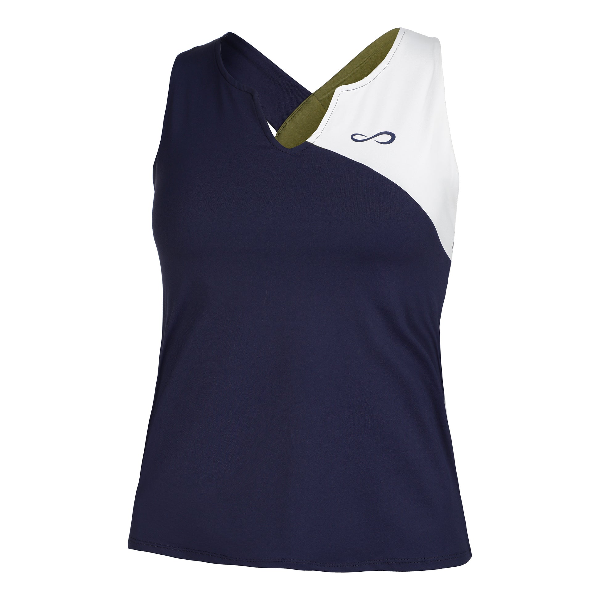 Endless Bliss Canottiera Donna - blu scuro, bianco