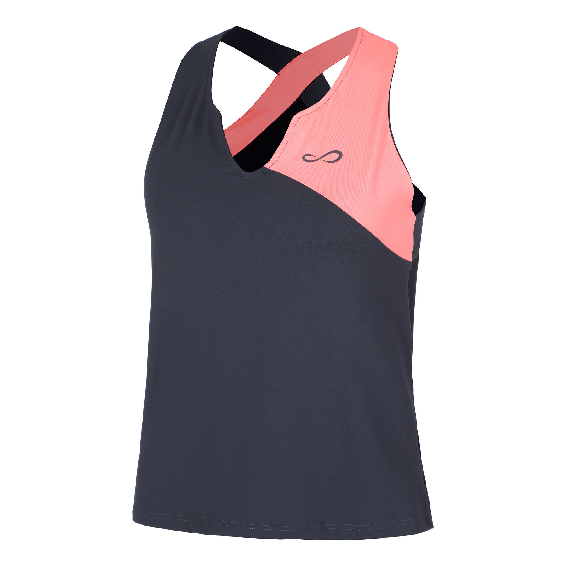 Endless Bliss Canottiera Donna - grigio scuro, corallo