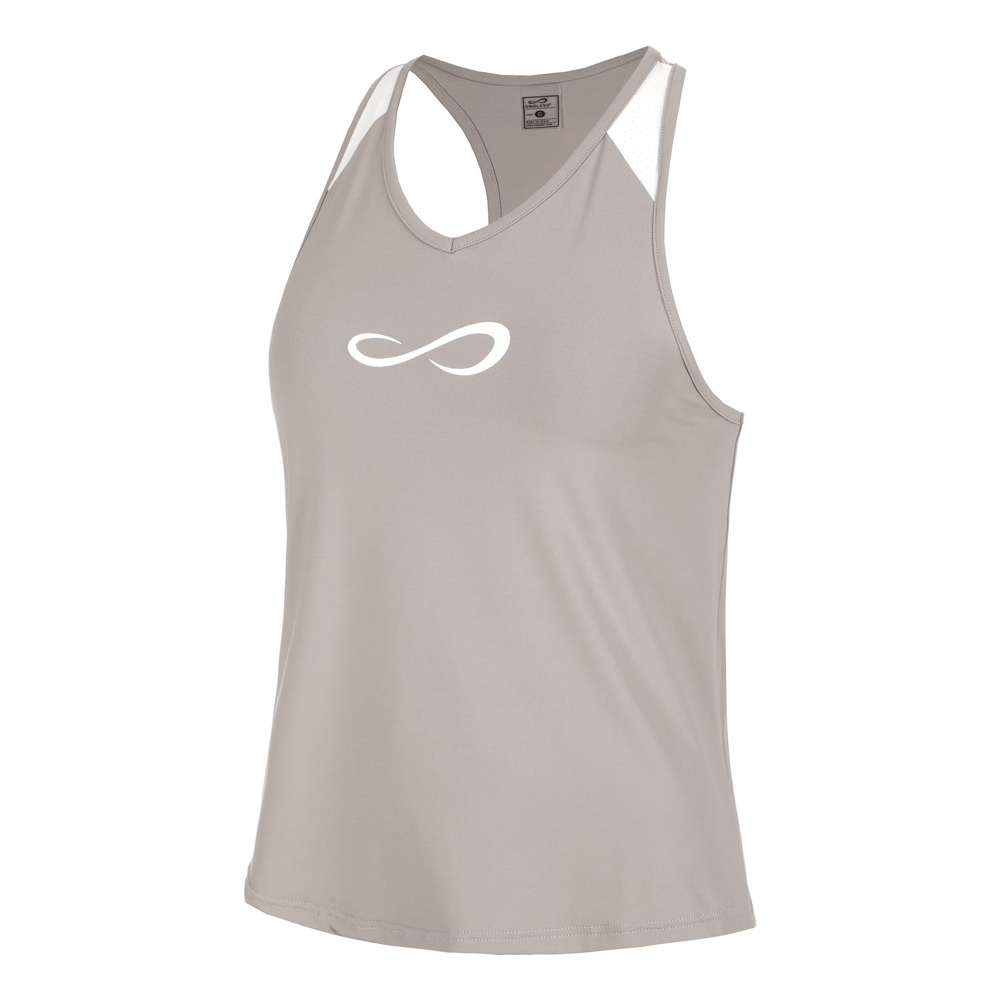 Endless Speed V Canottiera Donna - crema,