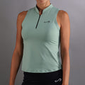 Glam Polo Donna-Verde,Blu Scuro
