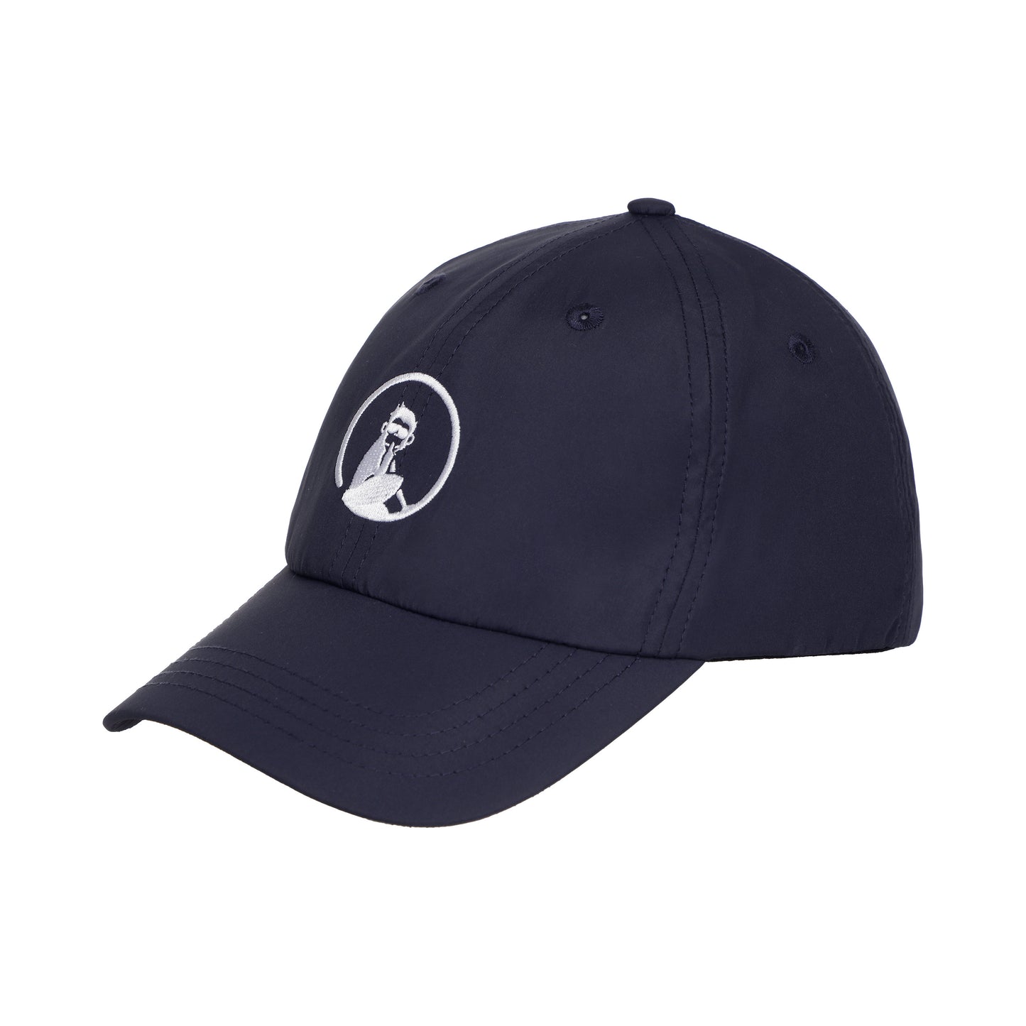 Quiet Please Court Cappellino-Blu Scuro,Bianco