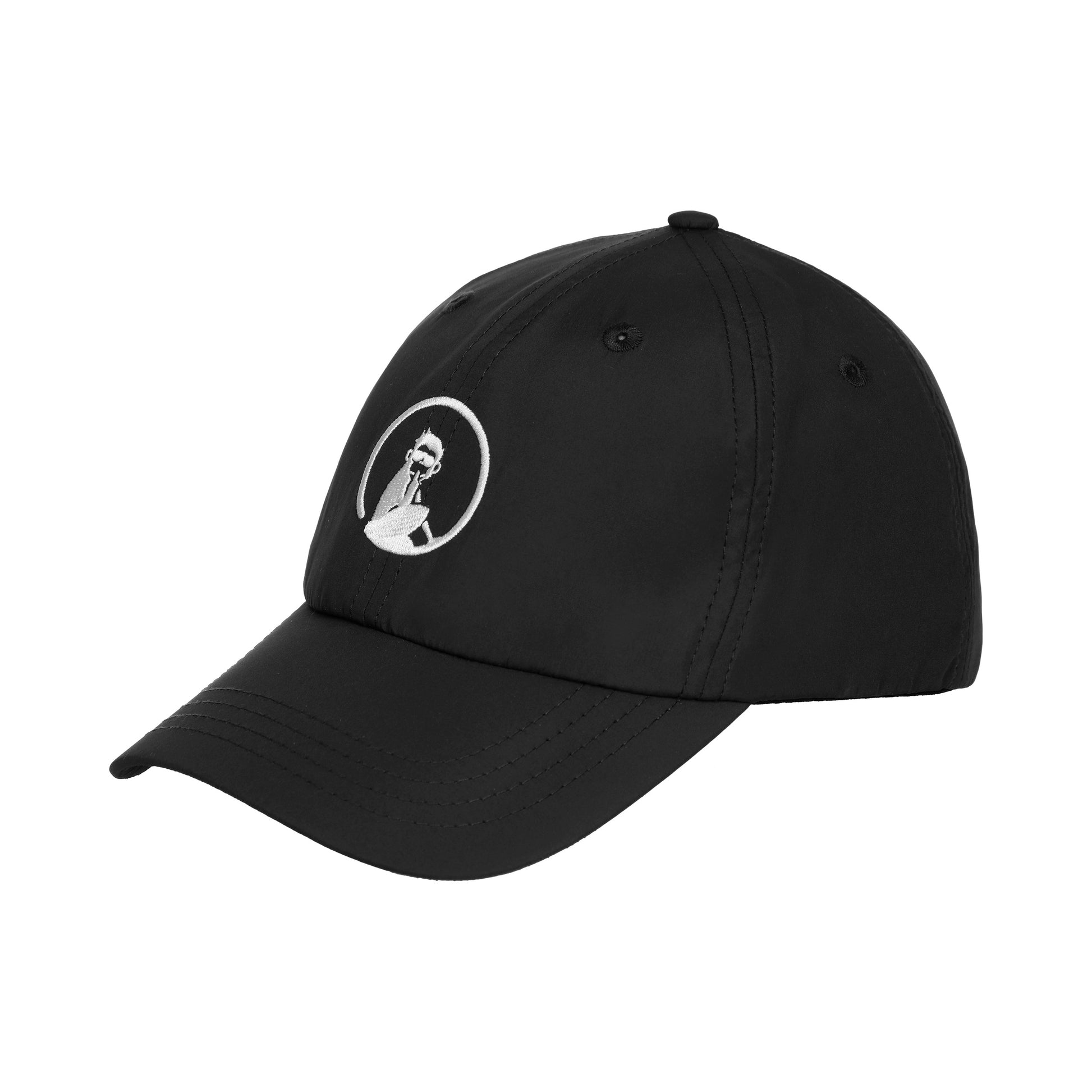 Quiet Please Court Cappellino-Nero,Bianco