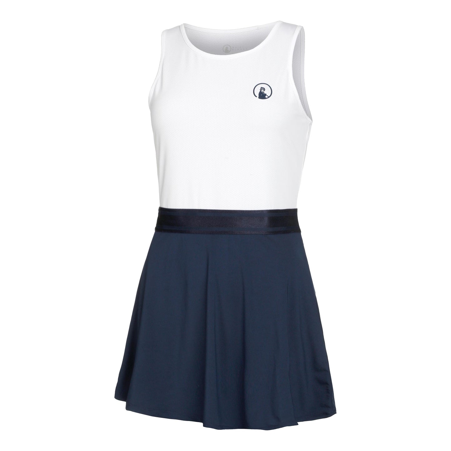 Quiet Please Champions Abito Donna-Bianco,Blu Scuro