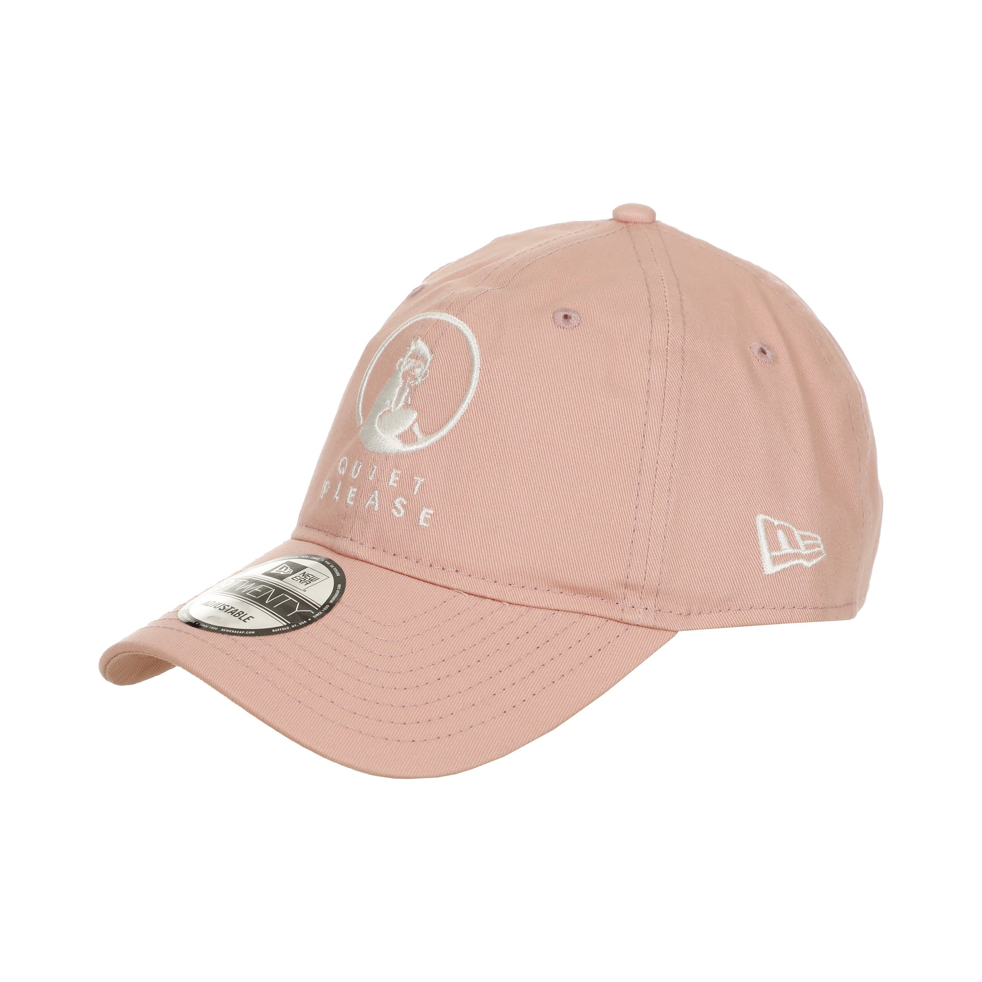 Quiet Please New Era Core 9Twenty Cappellino-Rosa