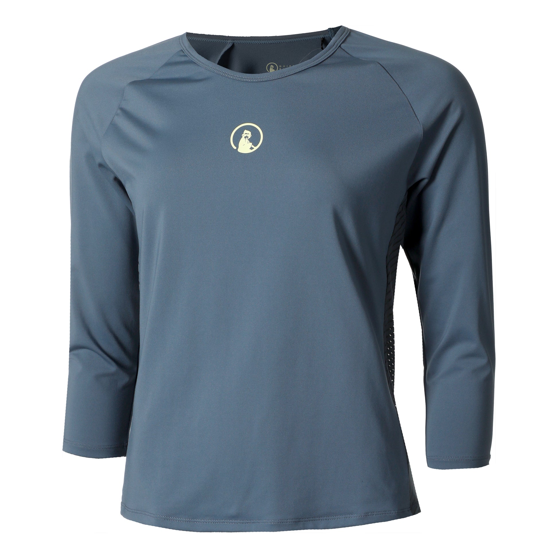 Quiet Please Stripes Manica lunga Donna - blu,
