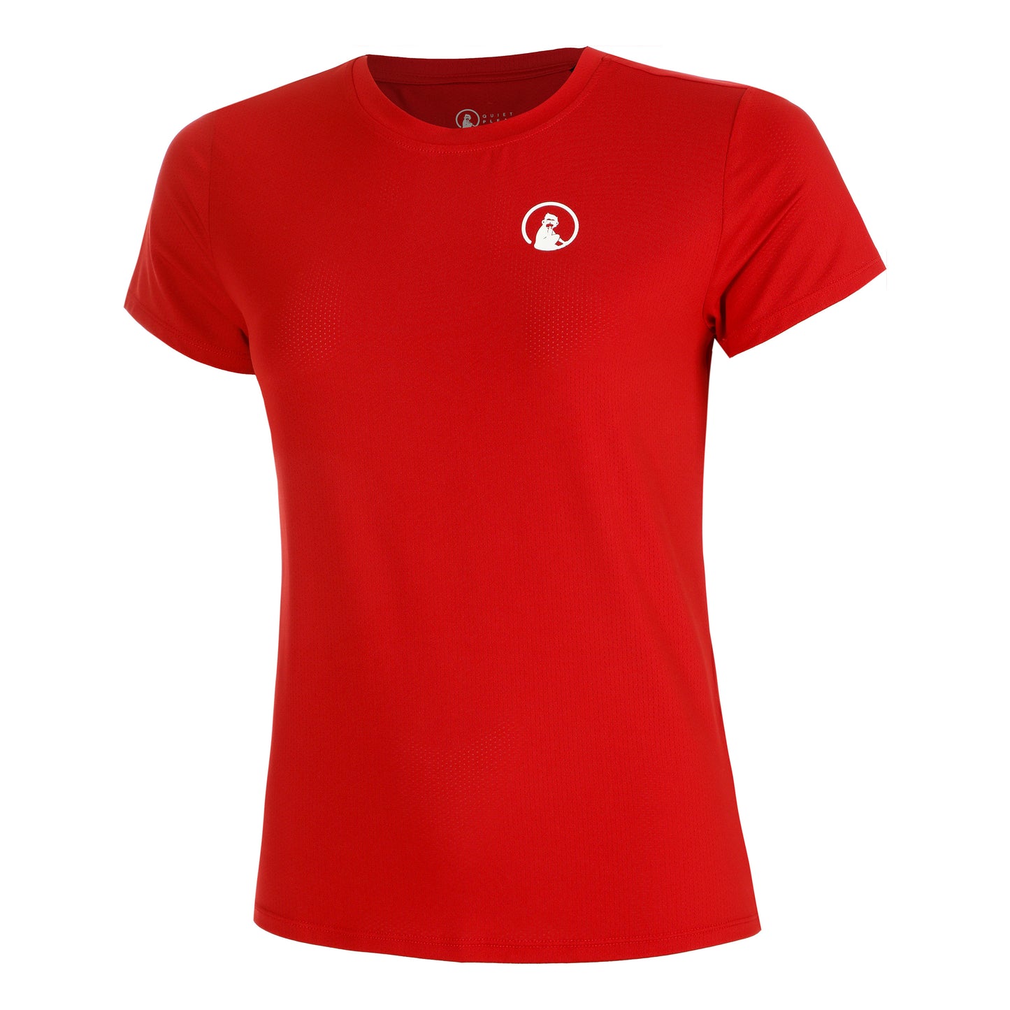 Quiet Please Retriever Maglietta Donna-Rosso