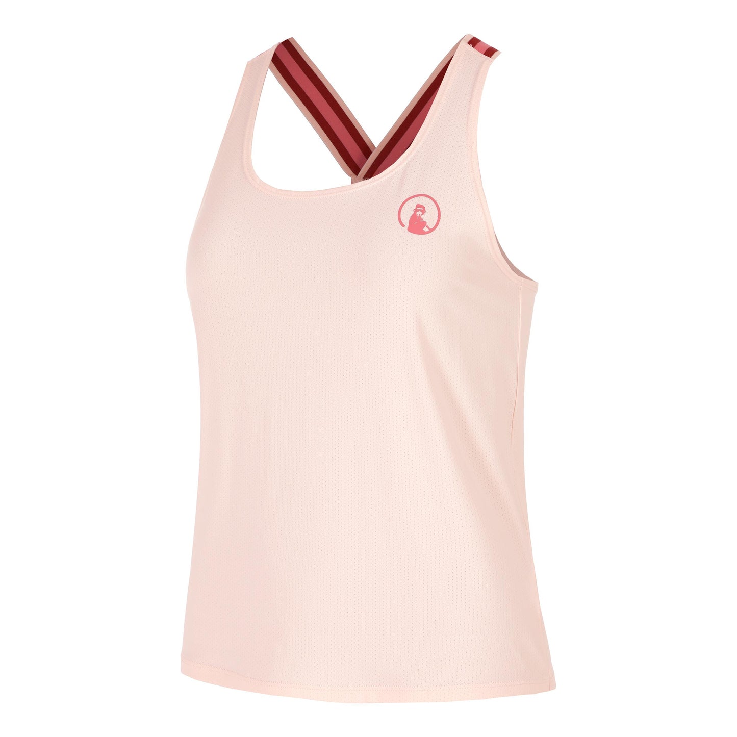 Quiet Please Endlessly Serve & Volley 2.0 Canottiera Donna-Rosa,Multicolore