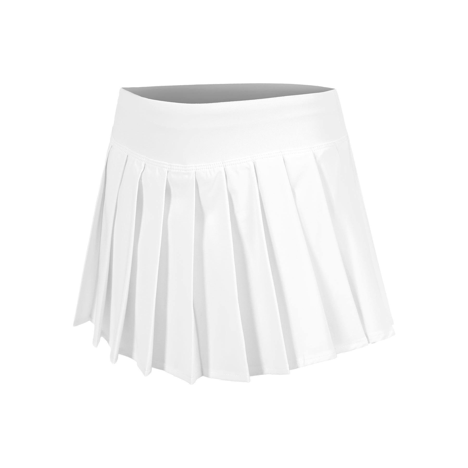 Quiet Please Create Pleated Gonna Ragazze-Bianco,Color Petrolio