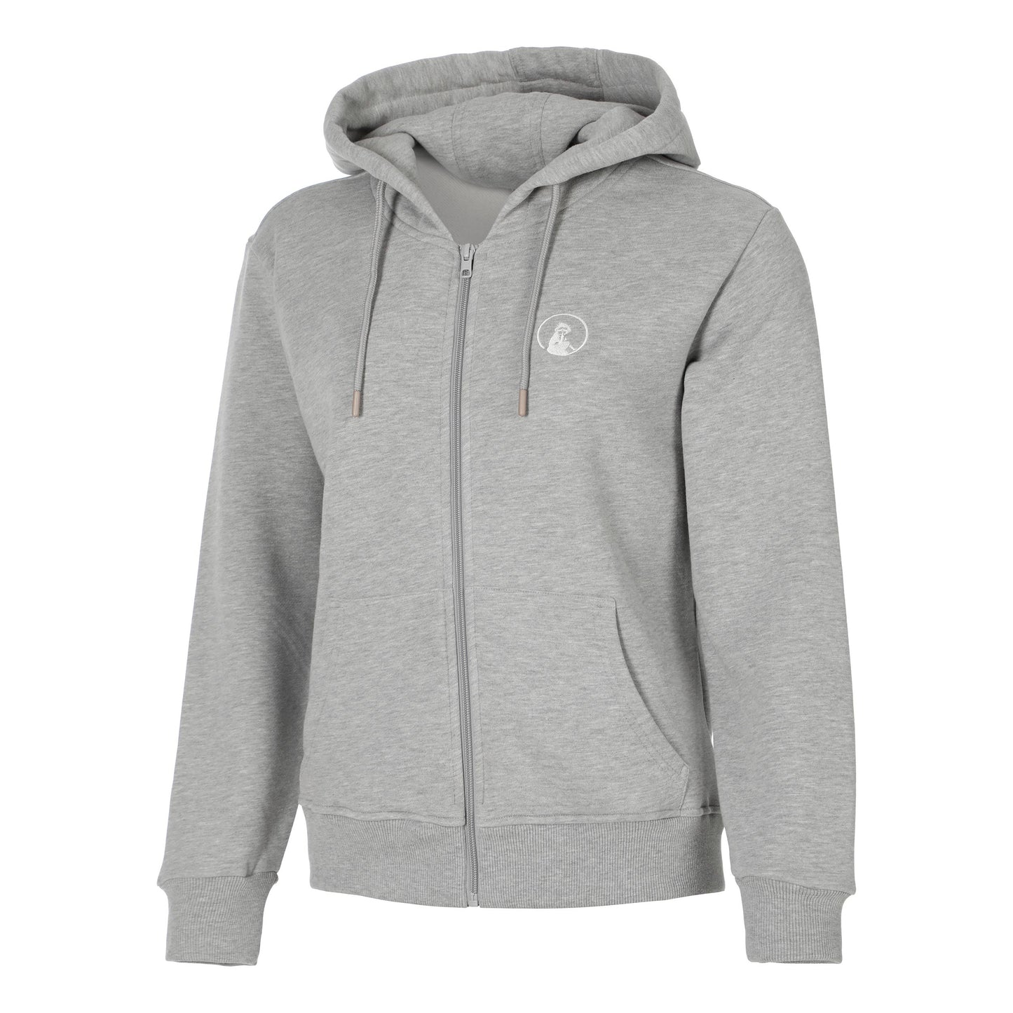 Quiet Please Essential Zip Felpa Donna-grigio