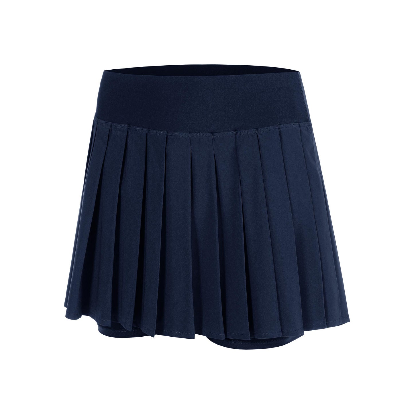 Quiet Please Love Pleated Gonna Donna-blu scuro
