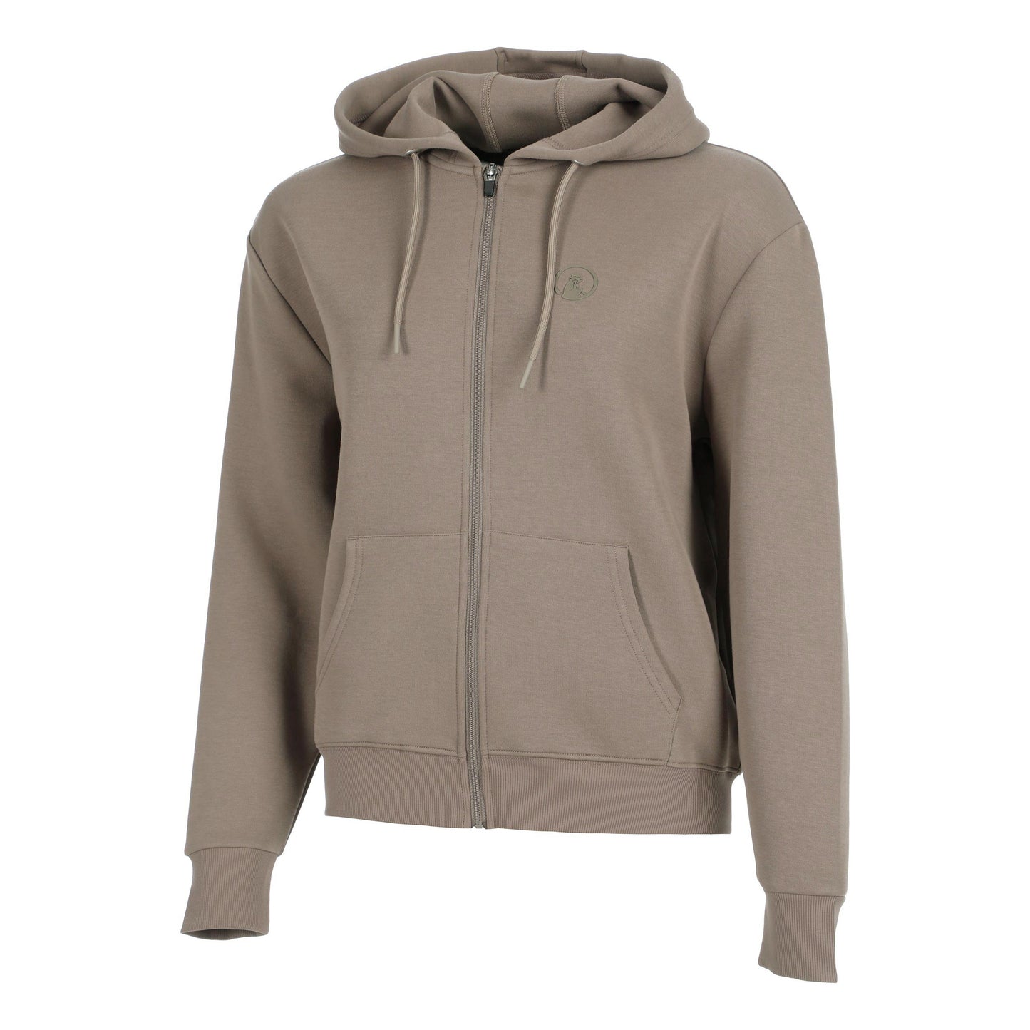 Quiet Please Tonal Core Zip Felpa Donna - grigio, marrone