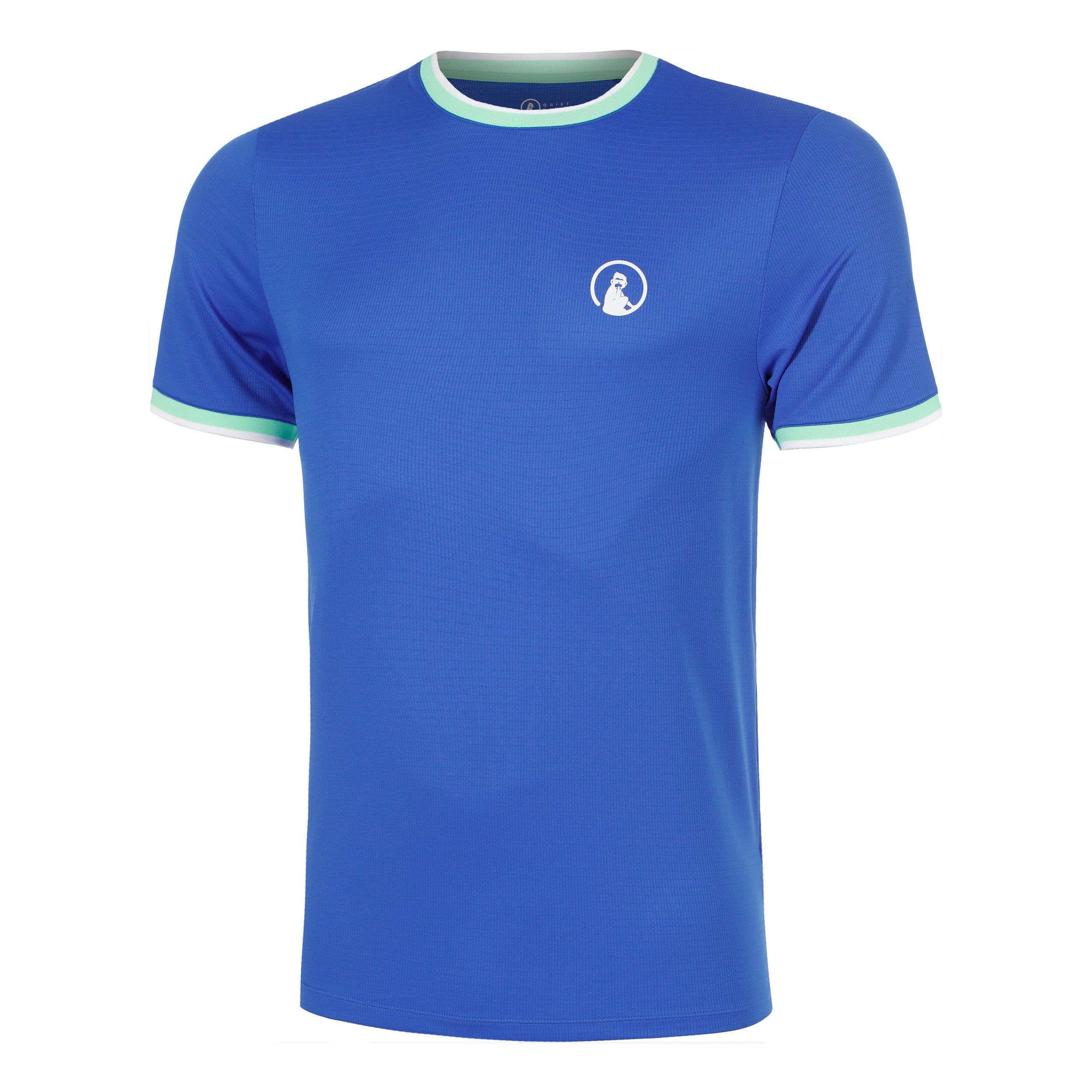 Quiet Please Joy Break Ringer Maglietta Uomini - blu, bianco