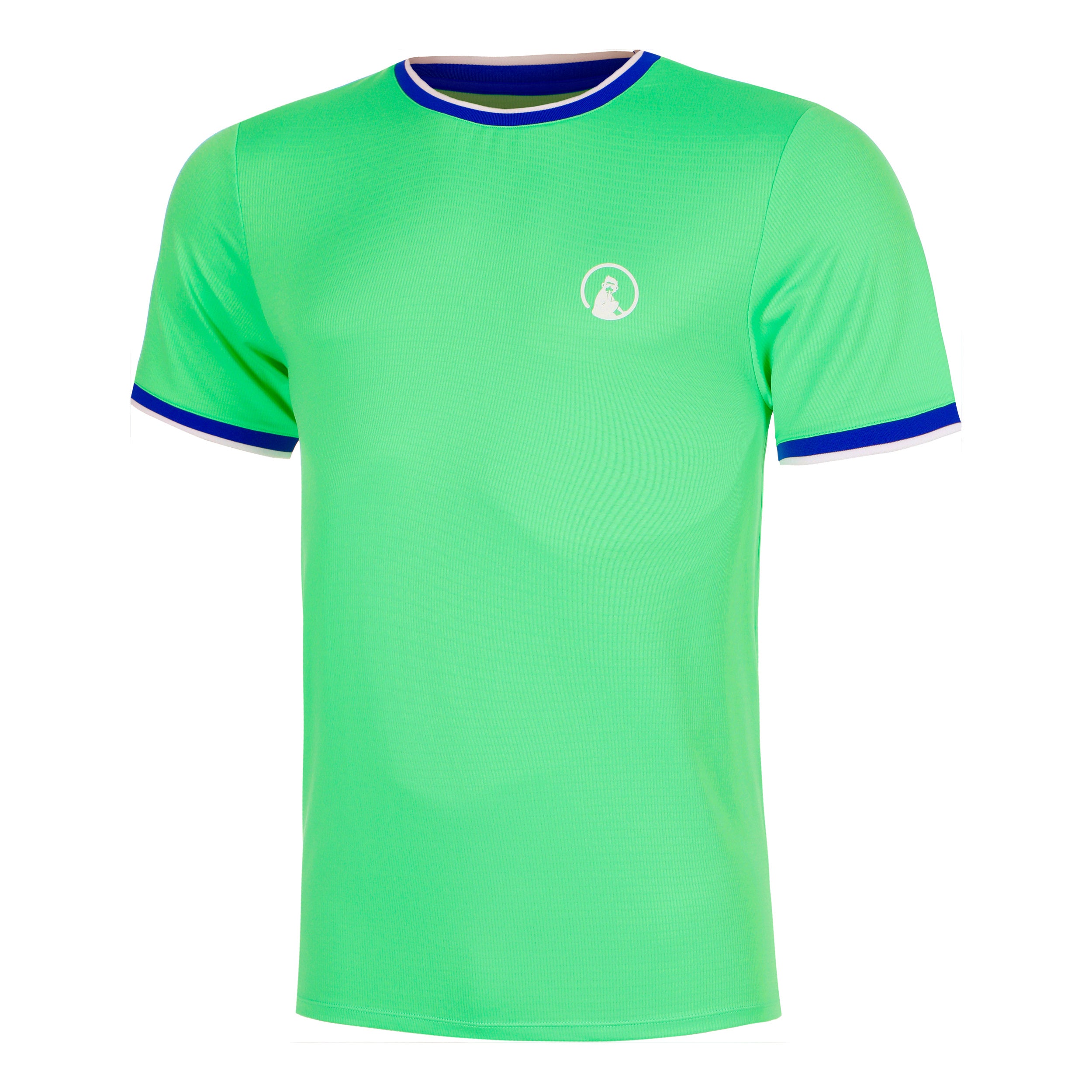 Quiet Please Joy Break Ringer Maglietta Uomini - verde, bianco