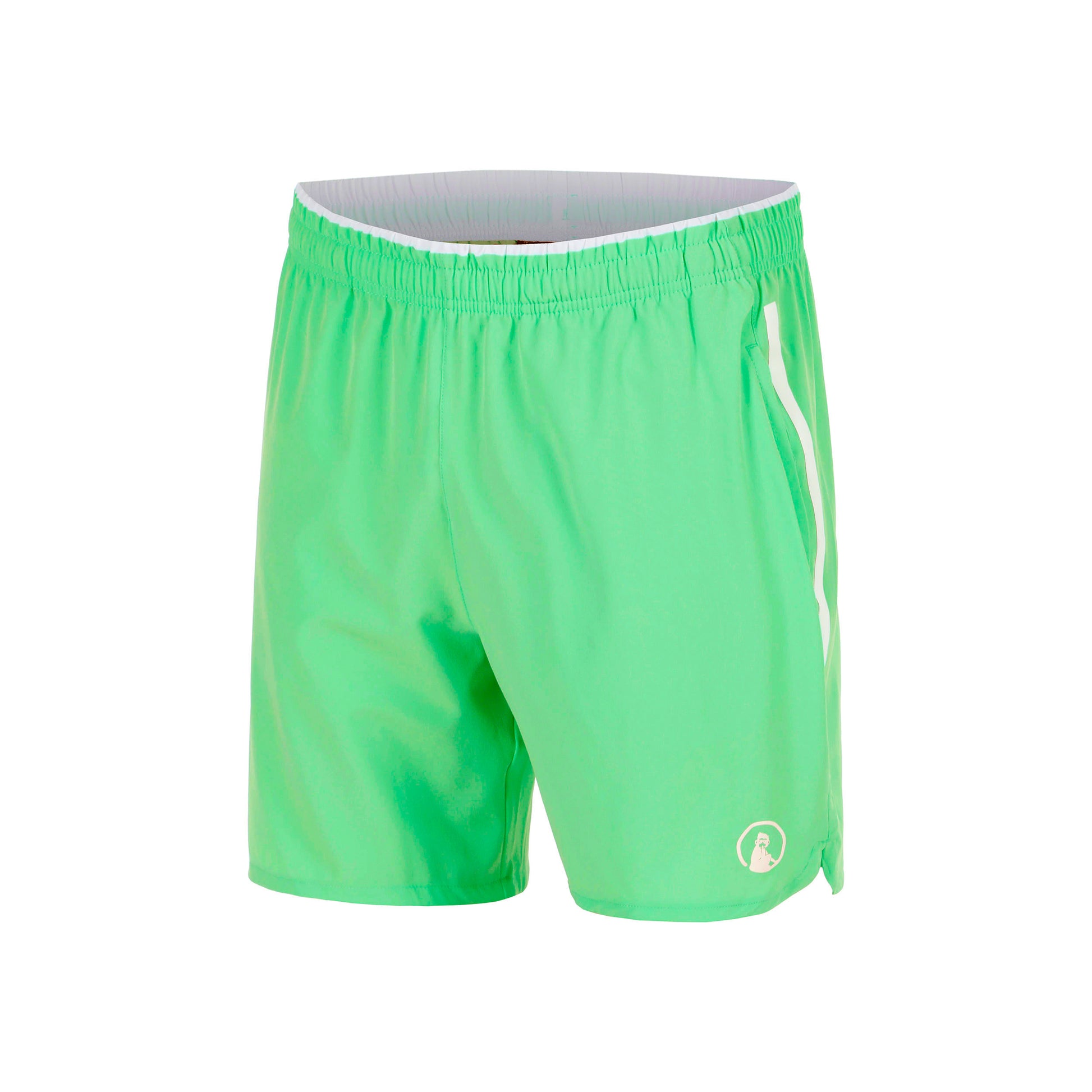Quiet Please Joy Drop 7in Pantaloncini Uomini - verde, bianco