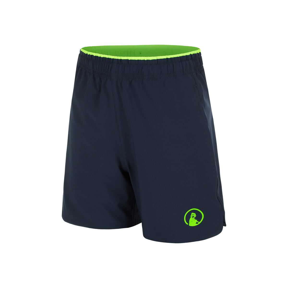 Quiet Please Smash Pantaloncini Ragazzi - blu scuro, verde neon