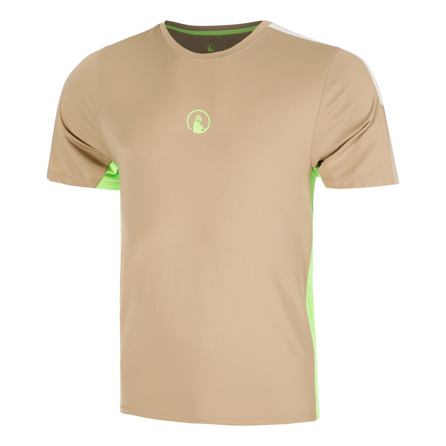 Quiet Please Wild Receiver Verti Maglietta Uomini-Beige,Multicolore