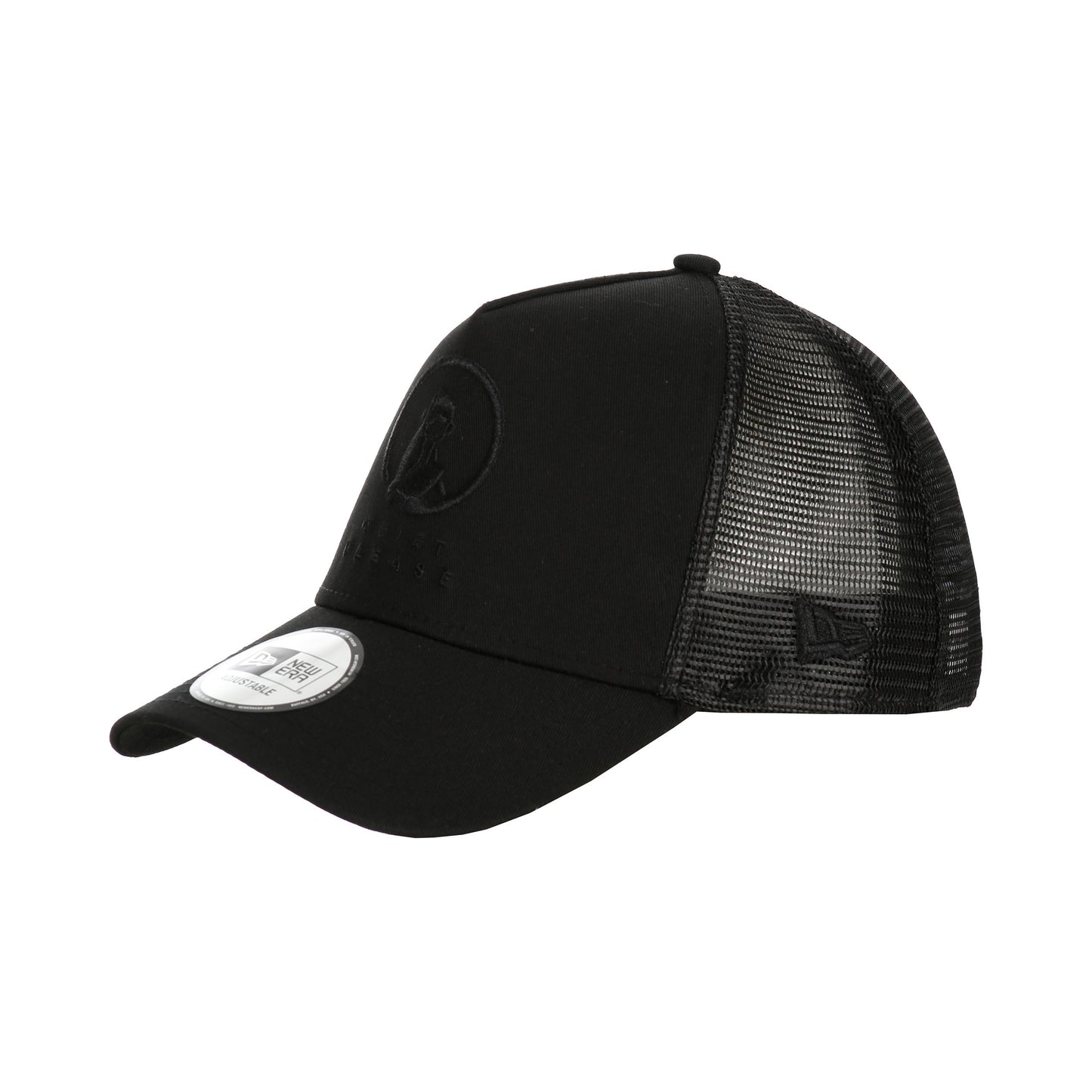 Quiet Please New Era Trucker Cappellino-Nero