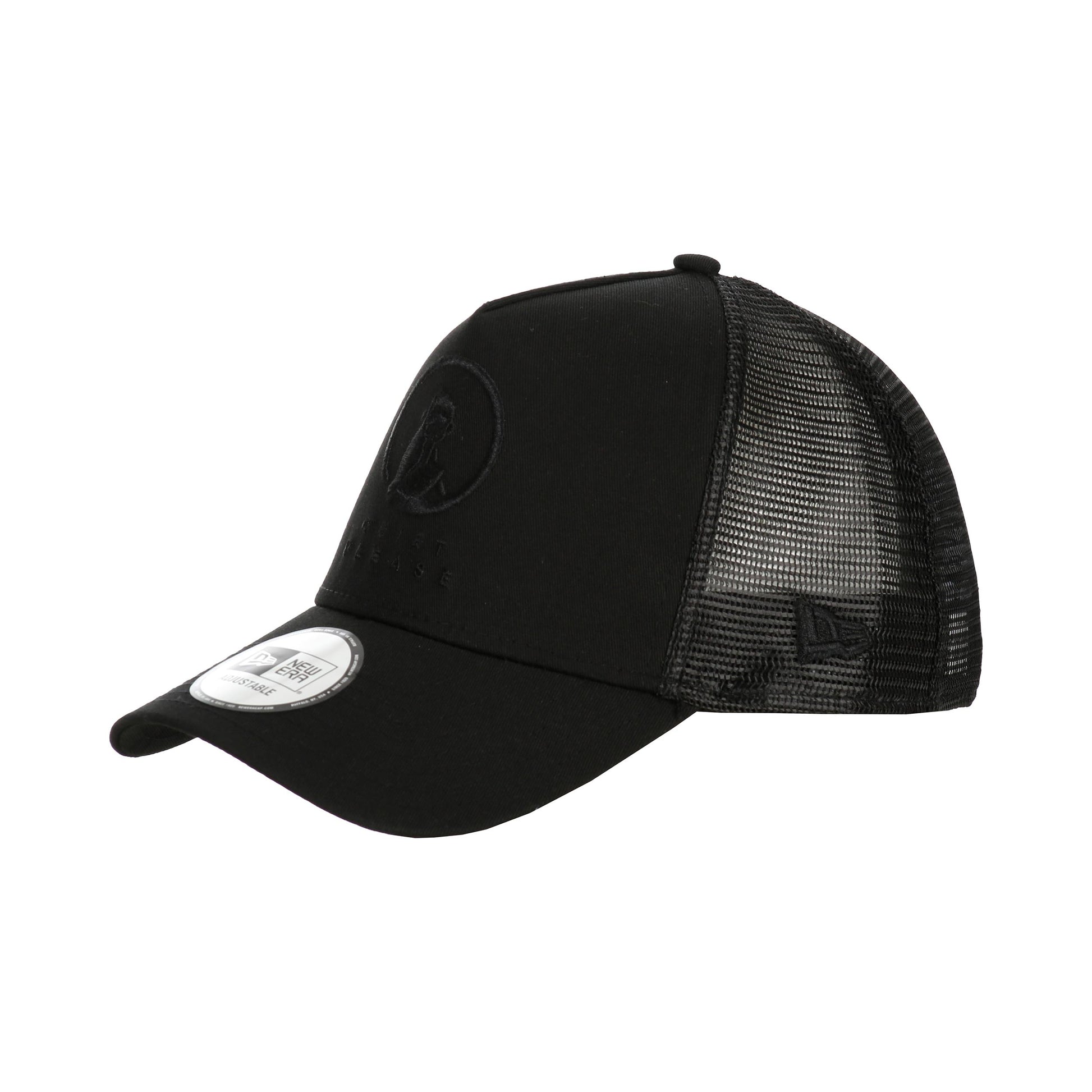 Quiet Please New Era Trucker Cappellino-Nero