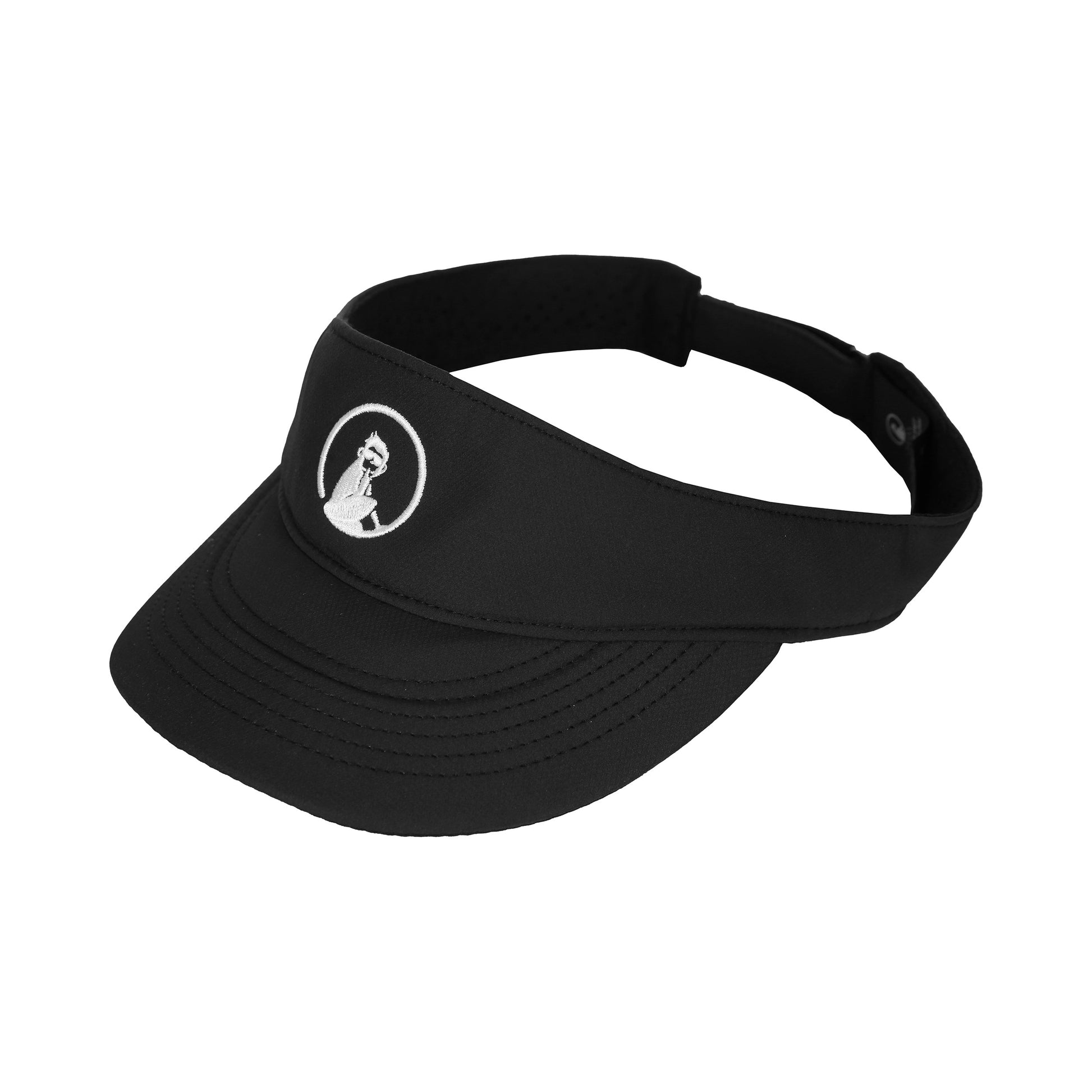 Quiet Please Court Performance Visiera Donna-Nero,Bianco