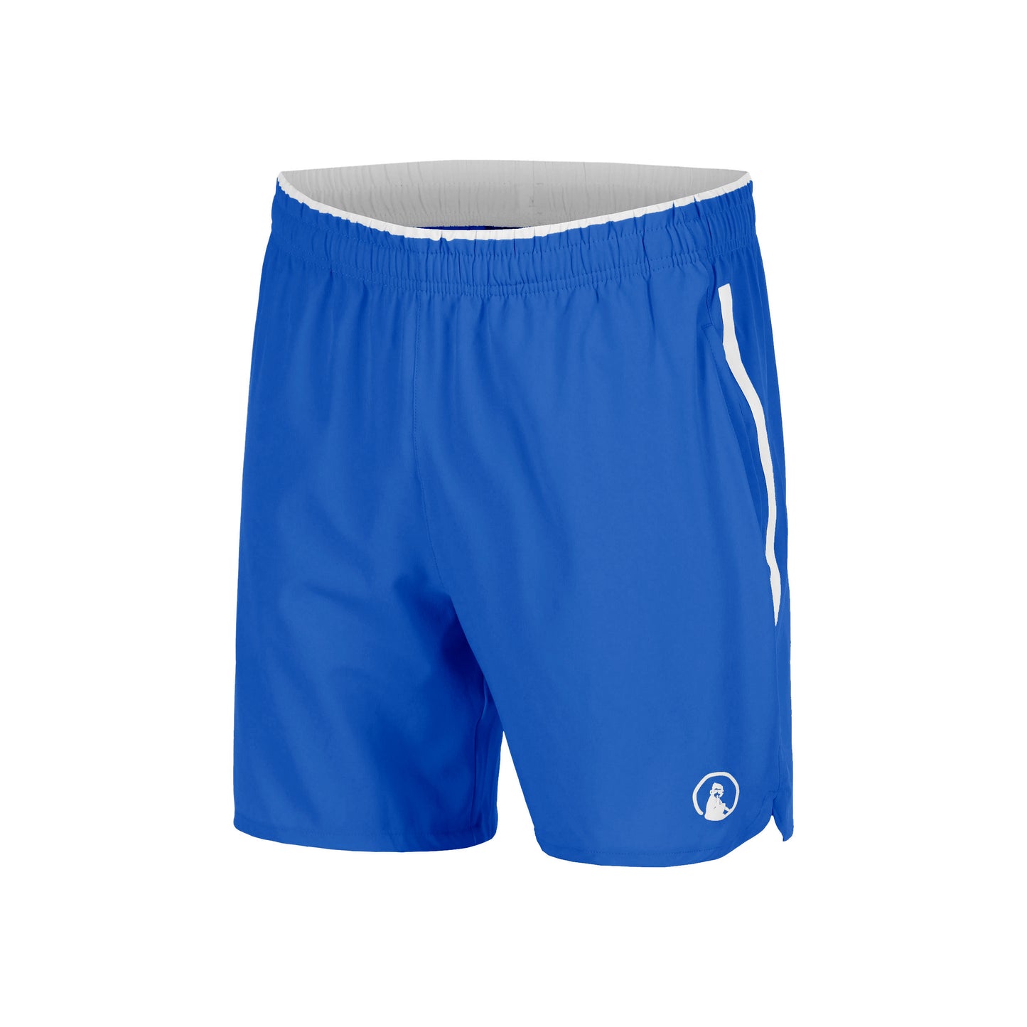 Quiet Please Drop 7in Pantaloncini Uomini - blu, bianco