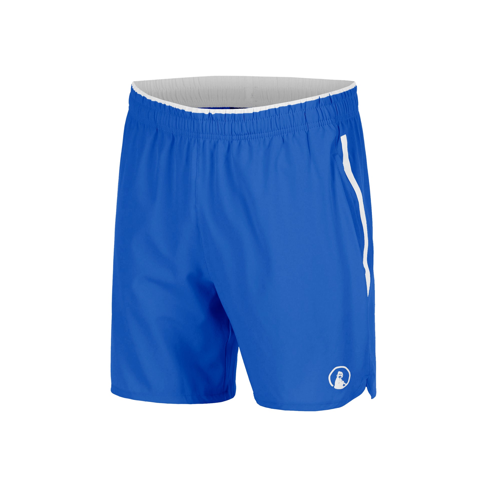 Quiet Please Drop 7in Pantaloncini Uomini - blu, bianco