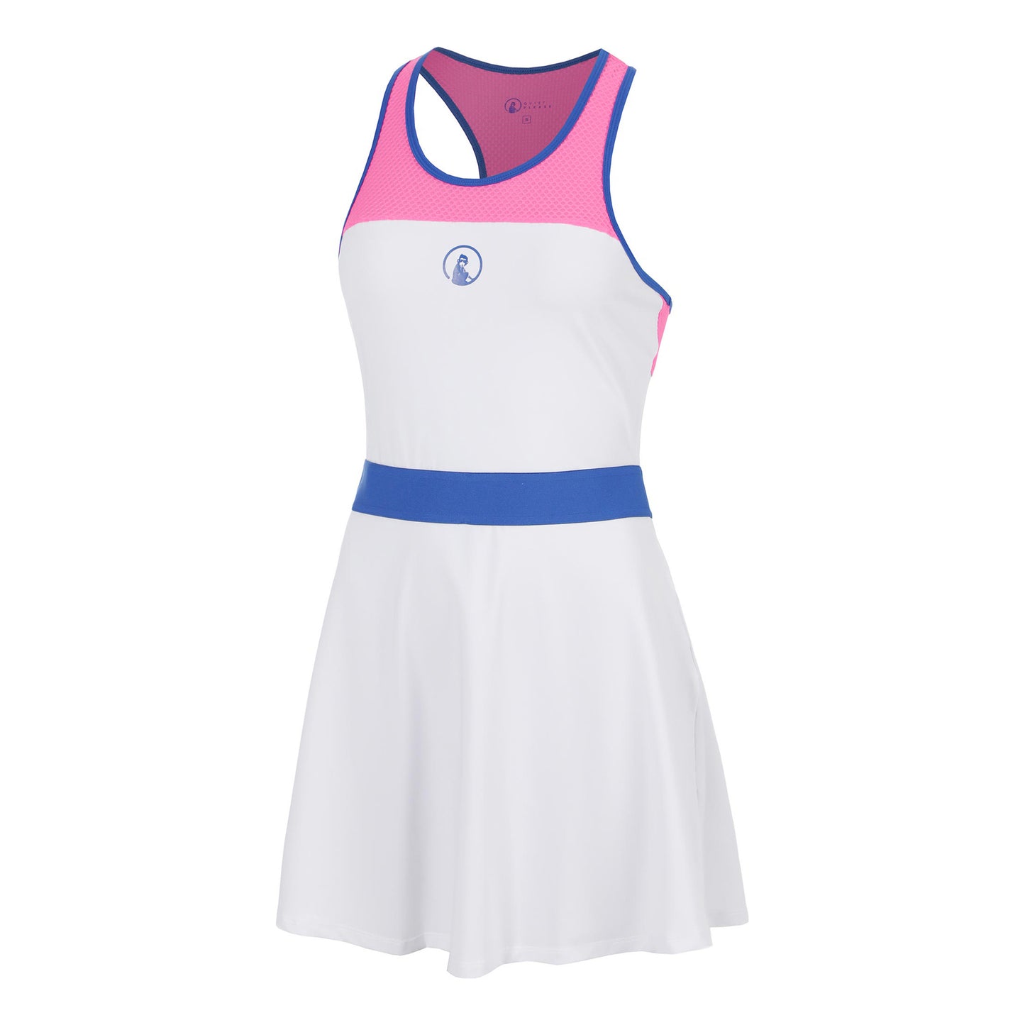Quiet Please Racerback Abito Donna - bianco, blu