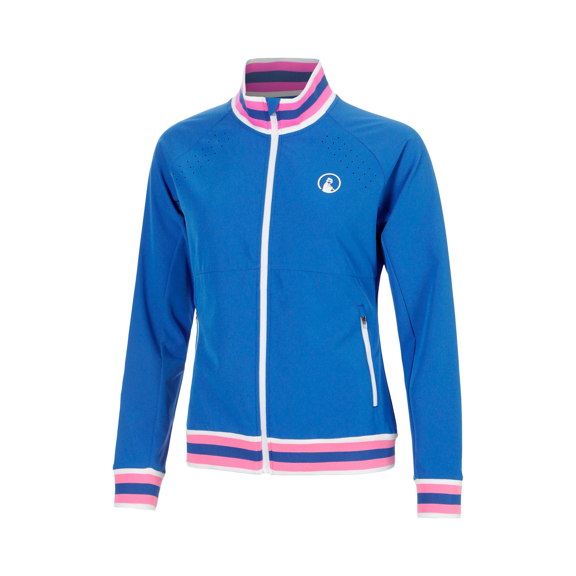 Quiet Please Tipping Giacca da allenamento Ragazze - blu, bianco